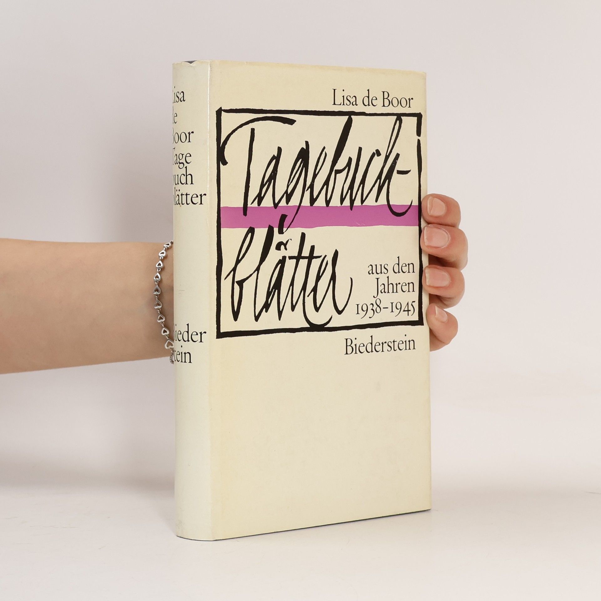 Lisa de Boor Tagebuchblätter aus den Jahren 1938-1945