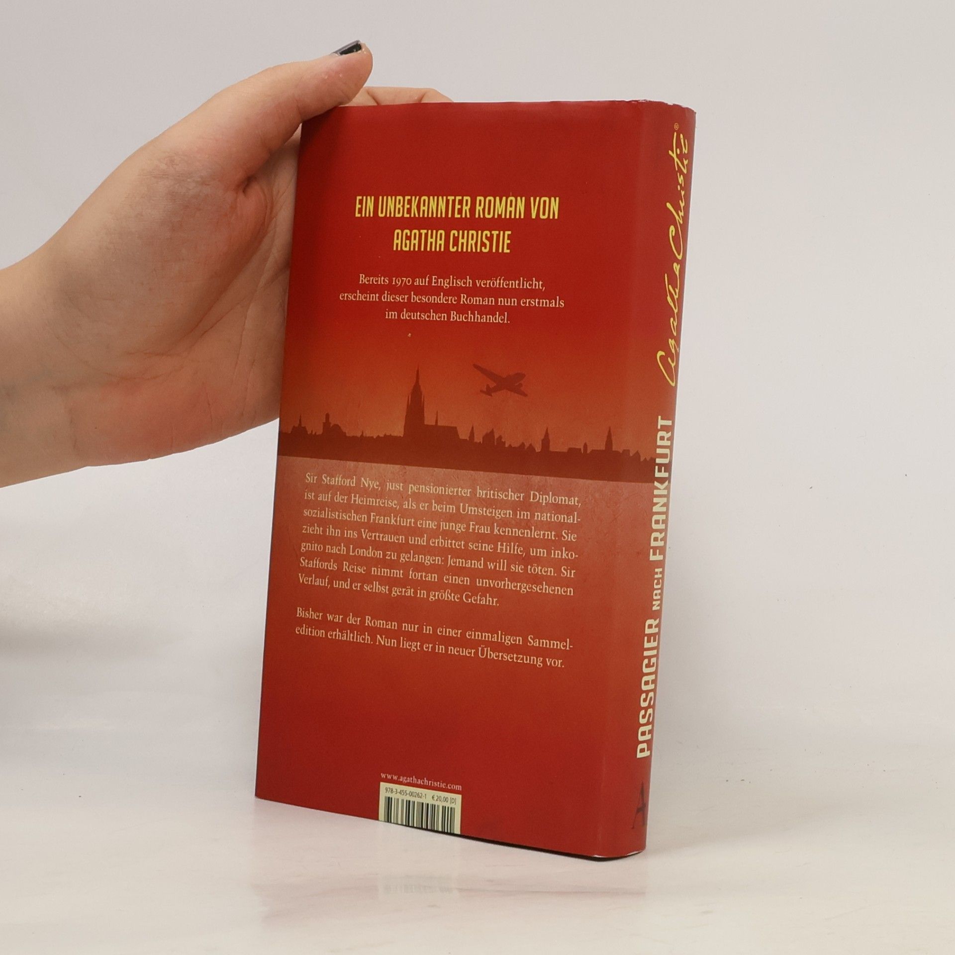 Agatha Christie Passagier nach Frankfurt