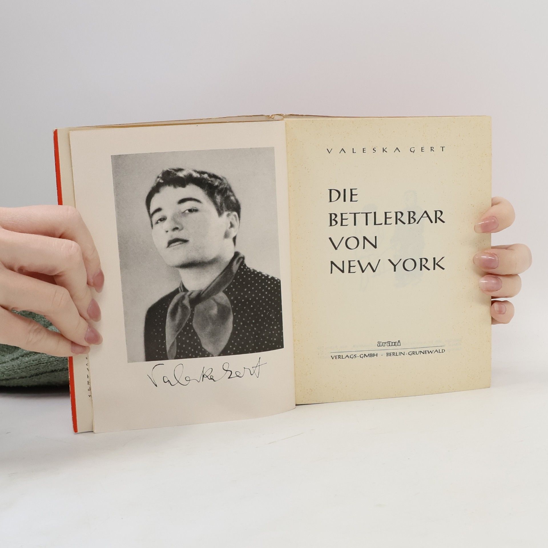 Valeska Gert Die bettlerbar von New York