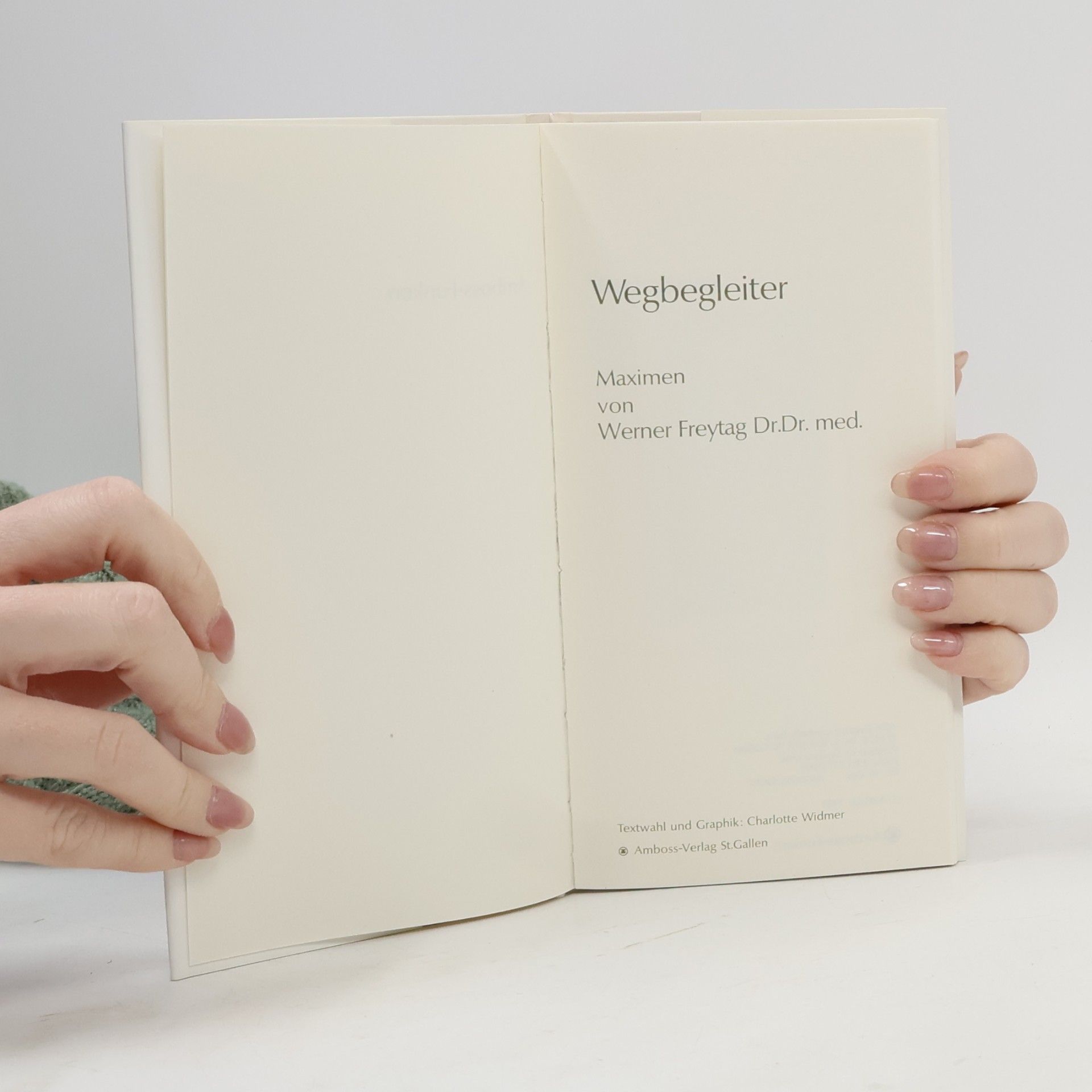 Werner Freytag Wegbegleiter