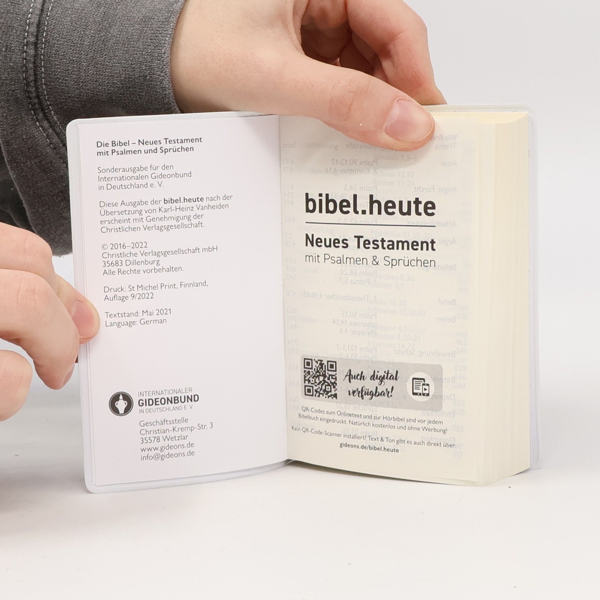 Kolektiv autorů Bibel.Heute. Neues Testament mit Psalmen Sprüchen