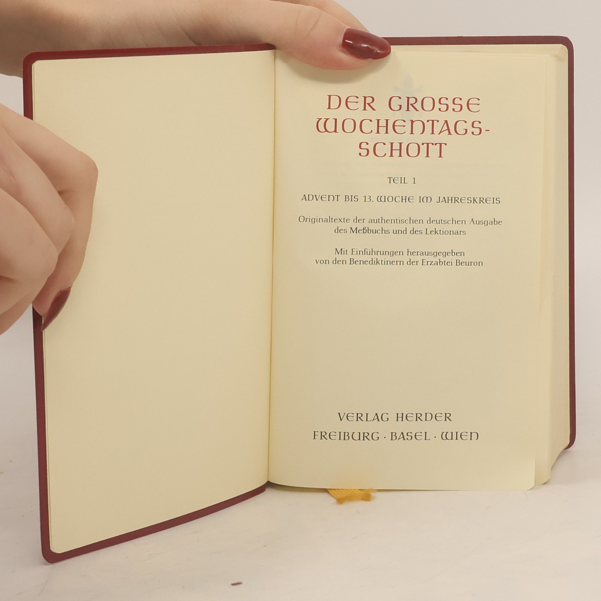 Collectif d'auteurs Der Grosse Wochentagsschott: Teil 1