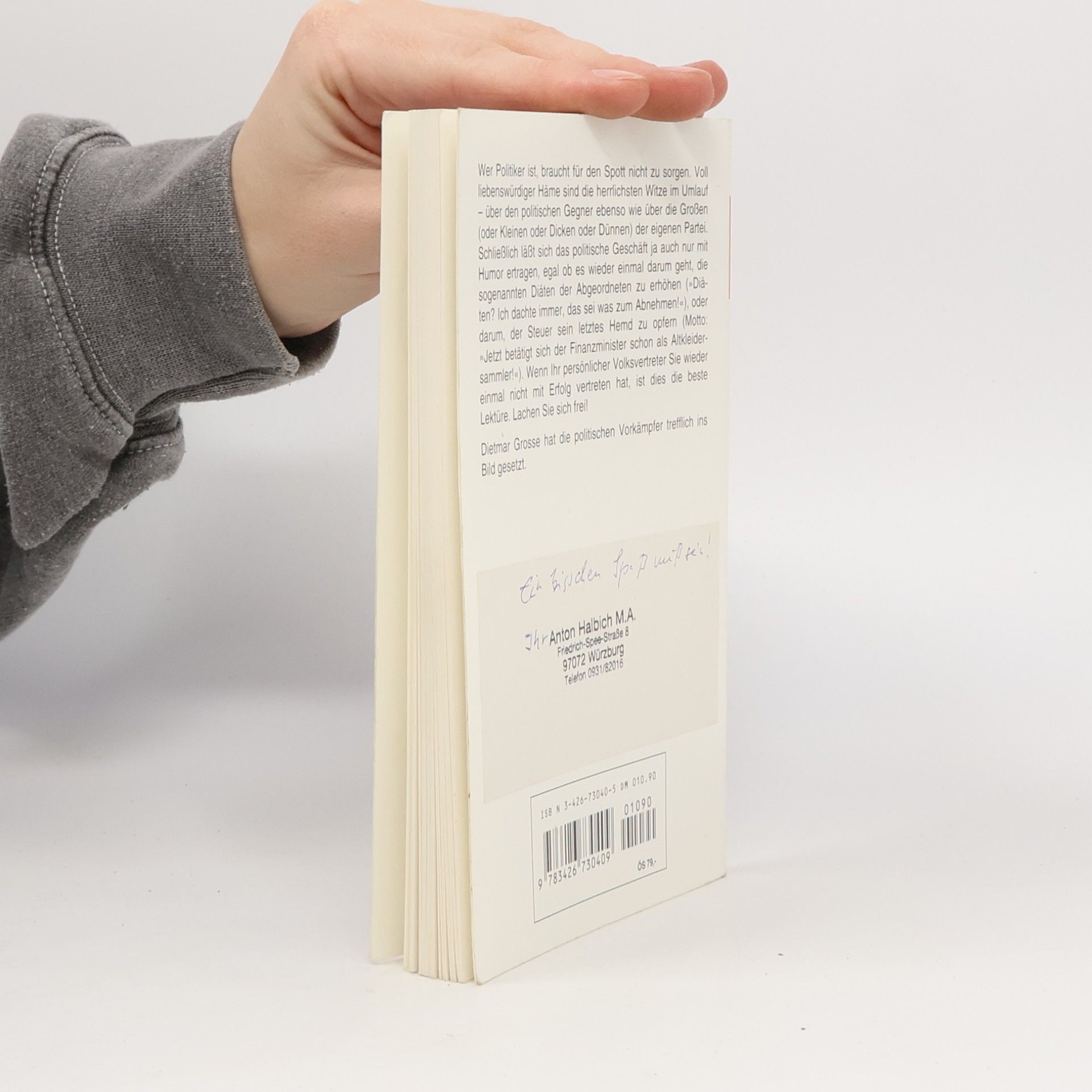 E. Gambsch Knaur Taschenbücher. Humor: Die 300 besten Politiker-Witze
