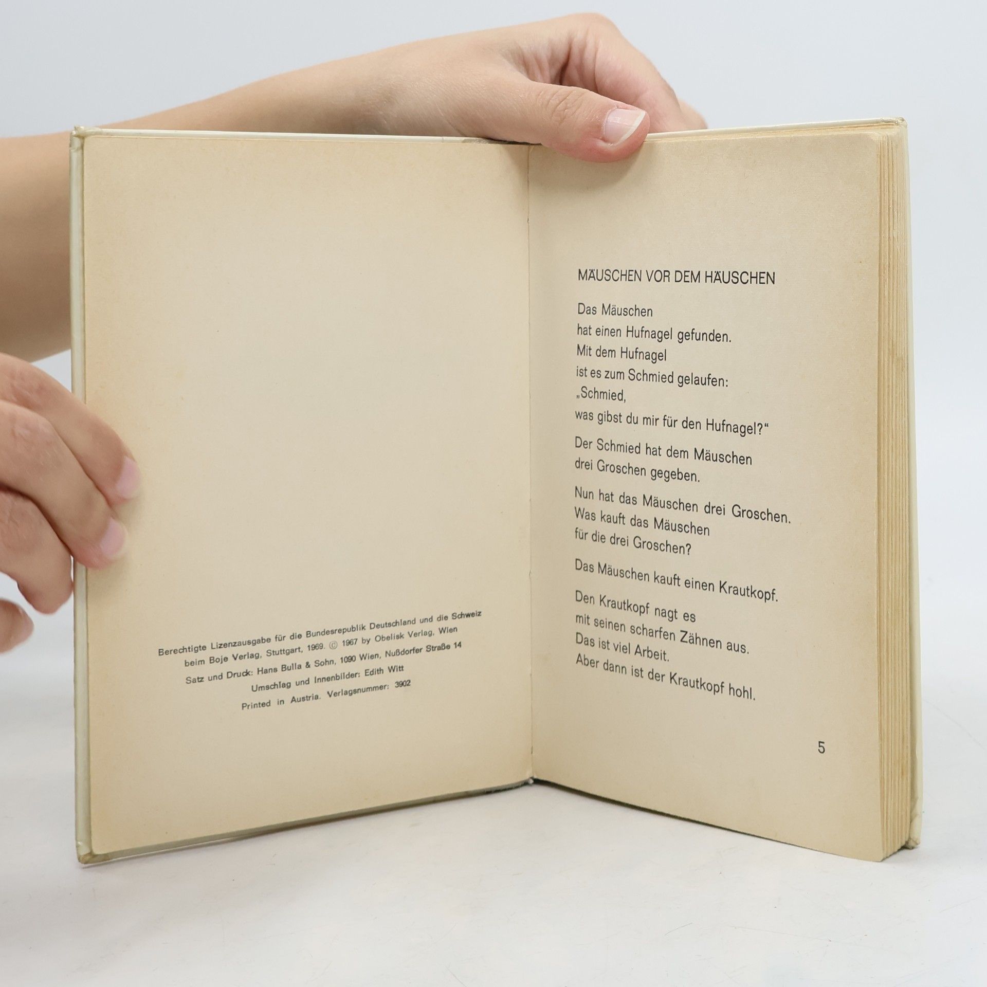 Eleonora Berger Mäuschen vor dem Häuschen und andere Märchen, die leicht zu lesen sind