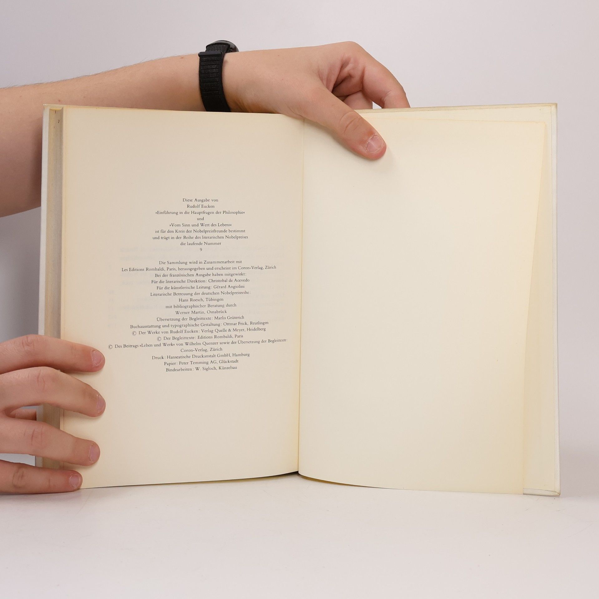 Rudolf Eucken Philosophische Schriften