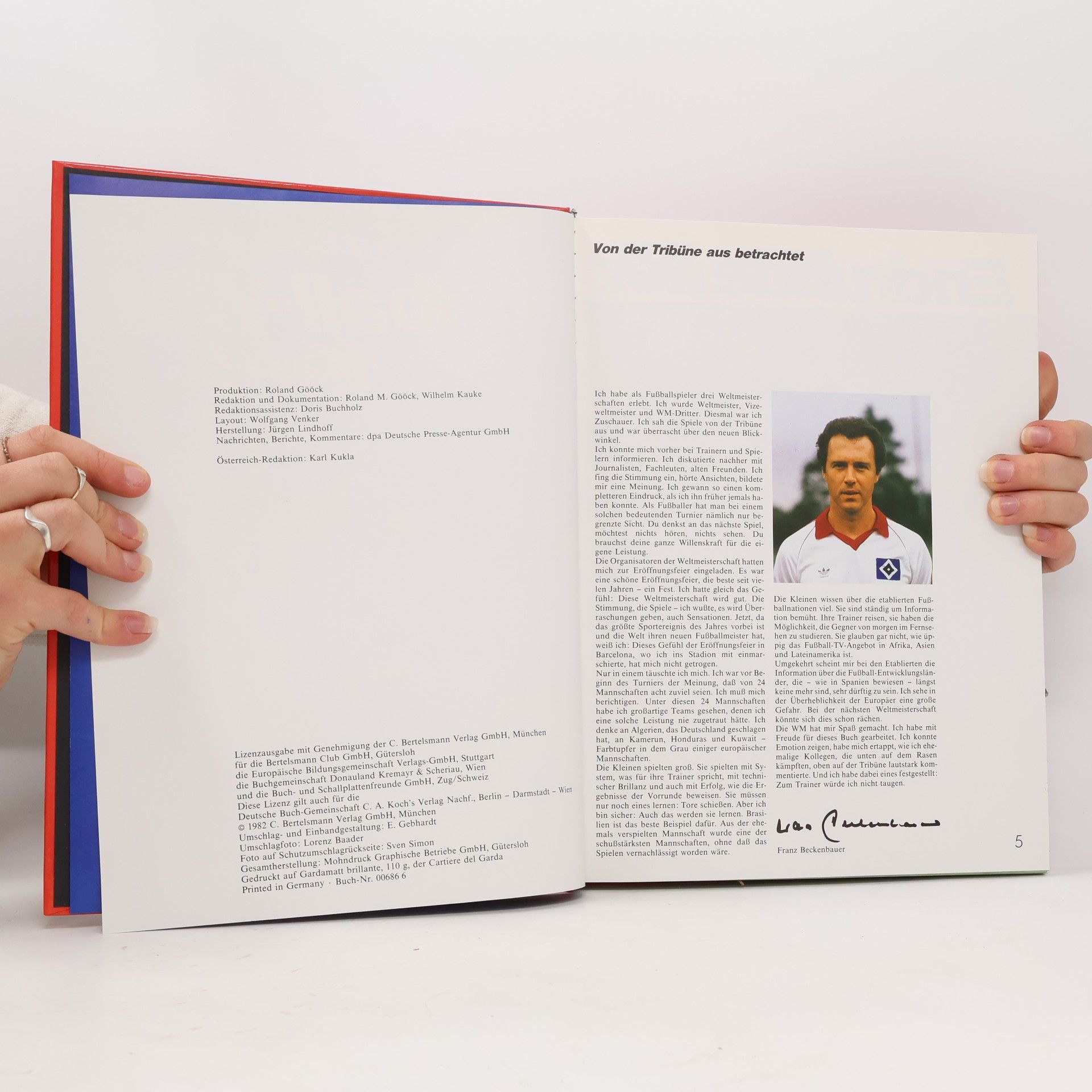 Franz Beckenbauer Fußball-WM 1982