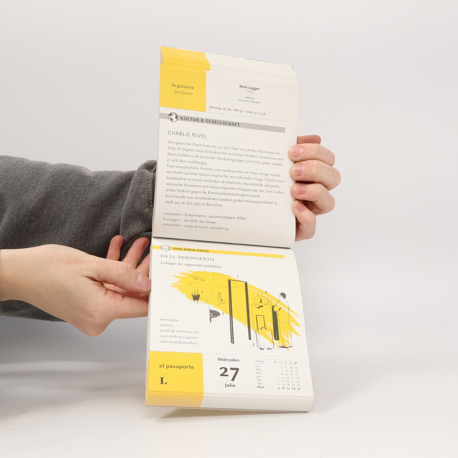 Langenscheidt Sprachkalender 2016 Spanisch - Abreißkalender