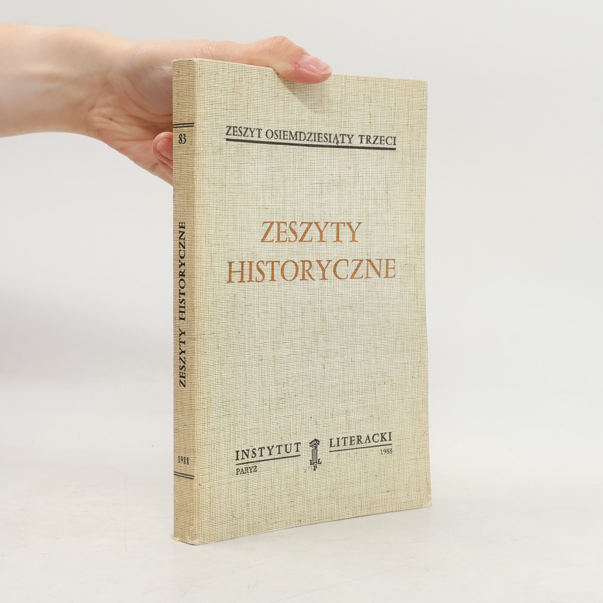 Michał Heller Zeszyty Historyczne 83