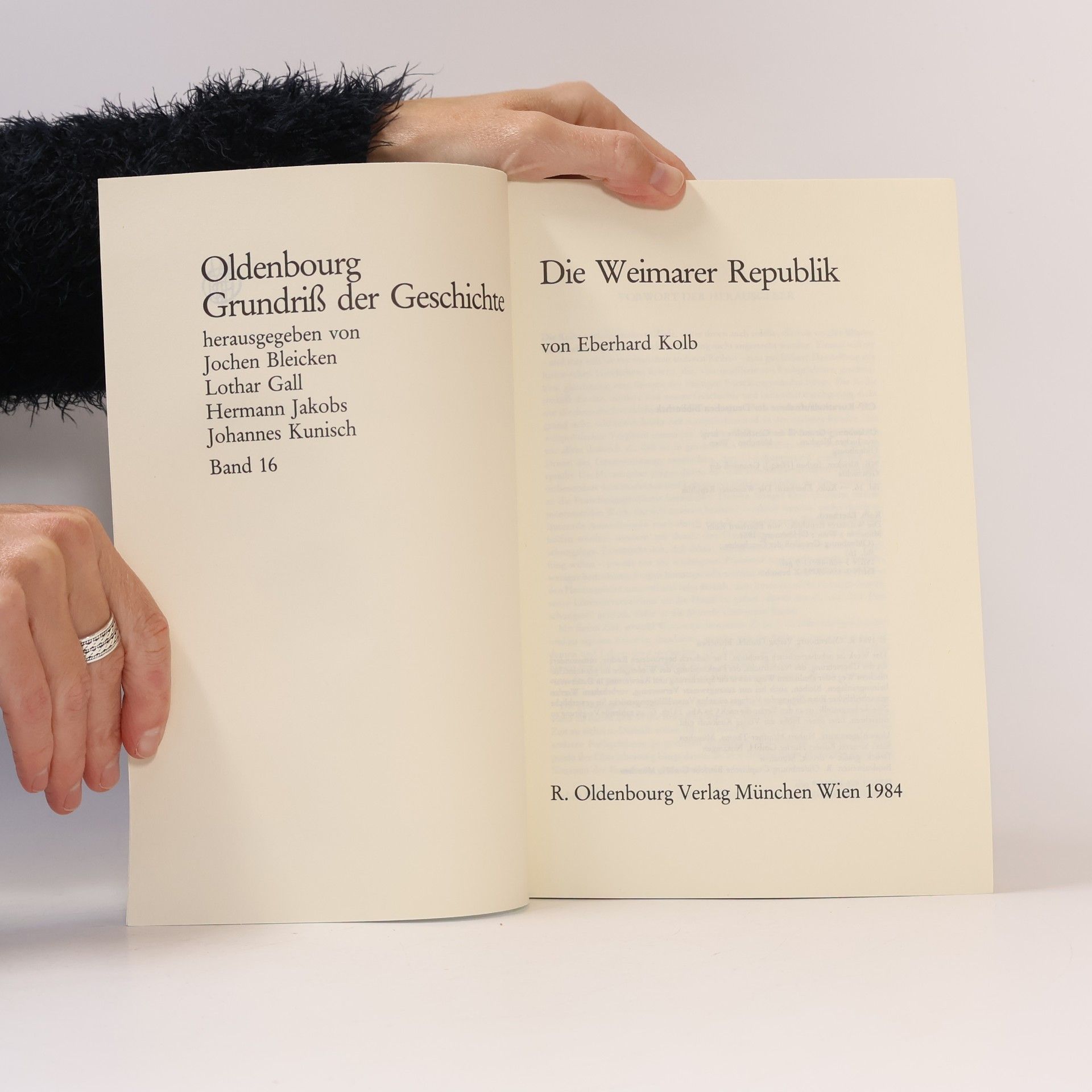 Eberhard Kolb Die Weimarer Republik