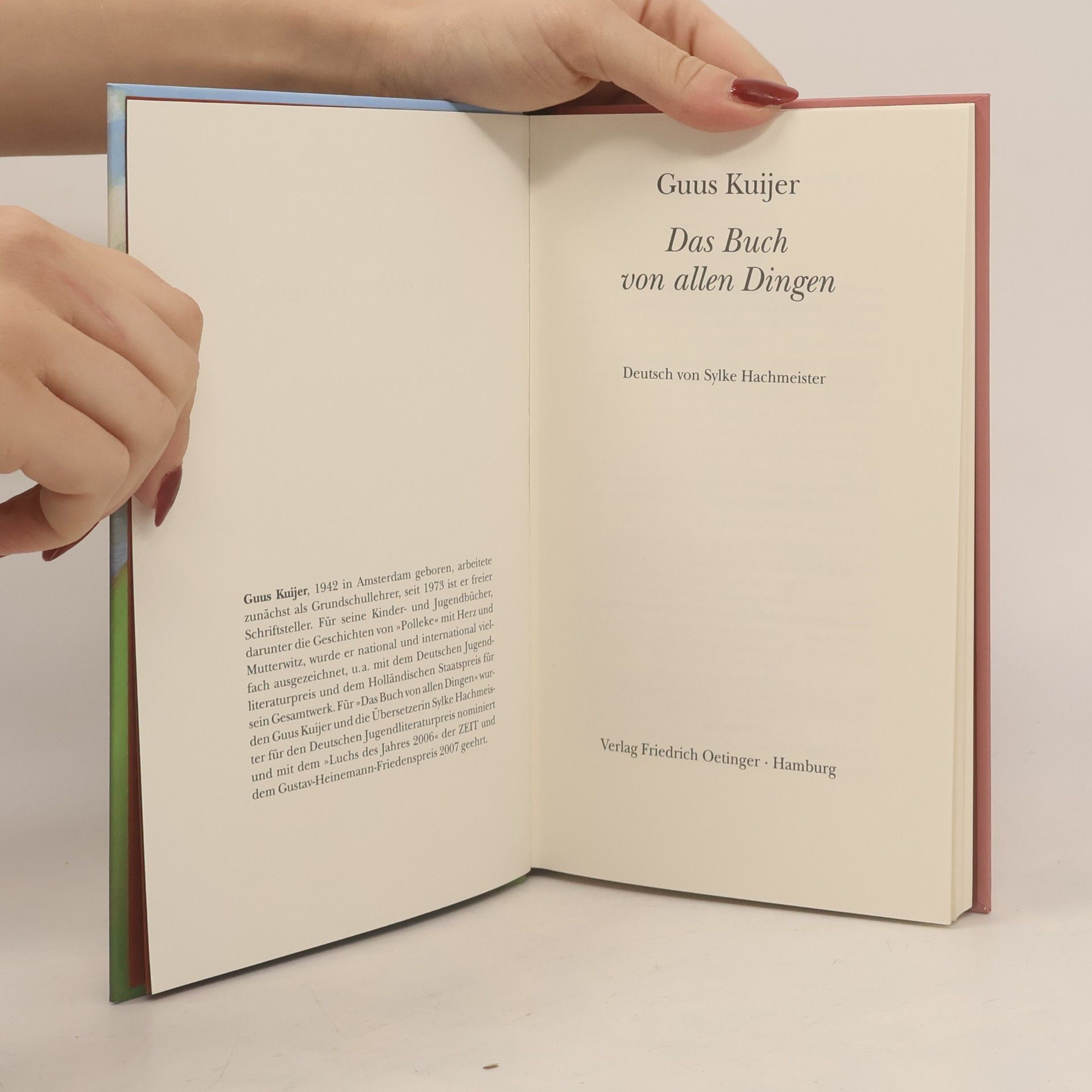 Guus Kuijer Das Buch von allen Dingen