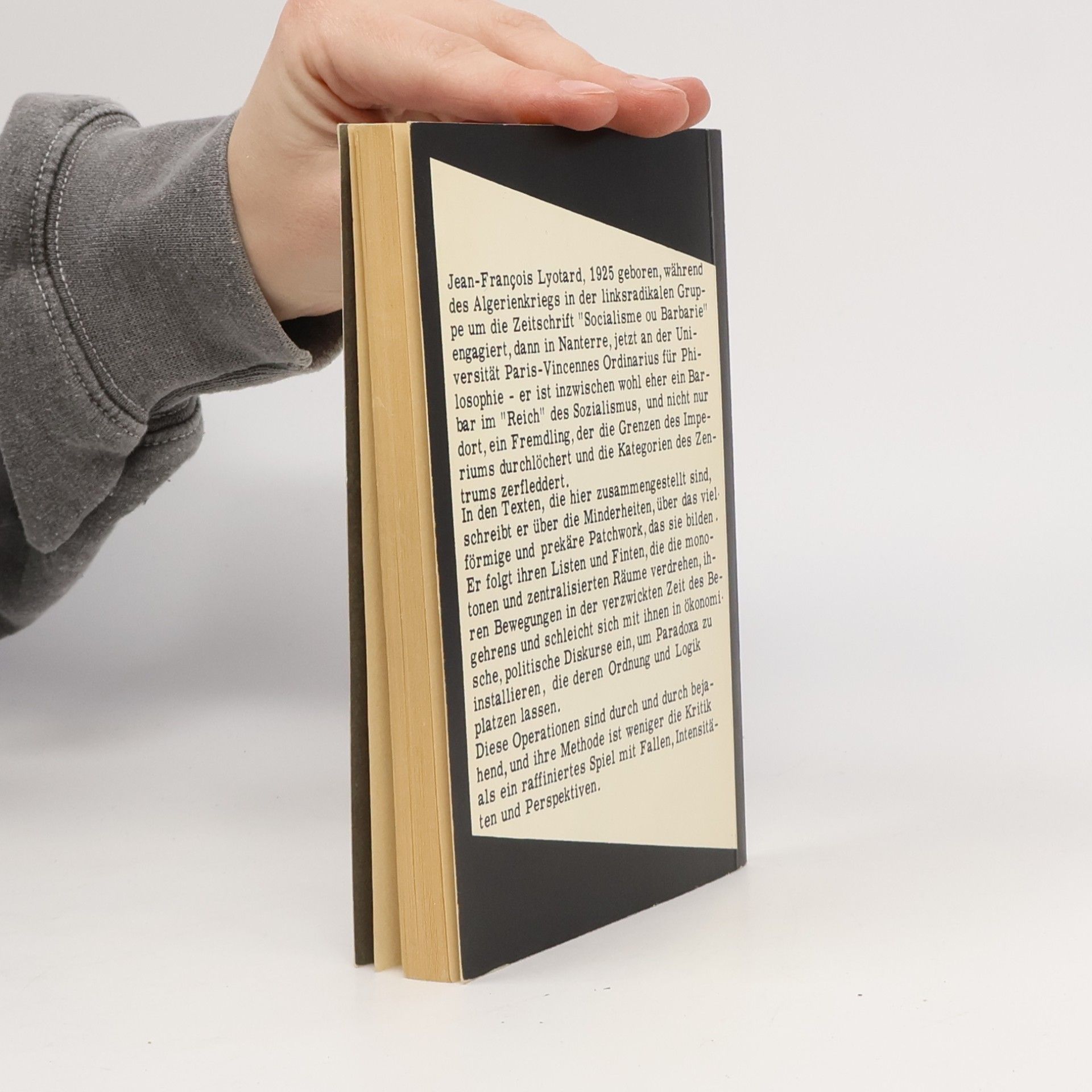 Jean-François Lyotard Das Patchwork der Minderheiten