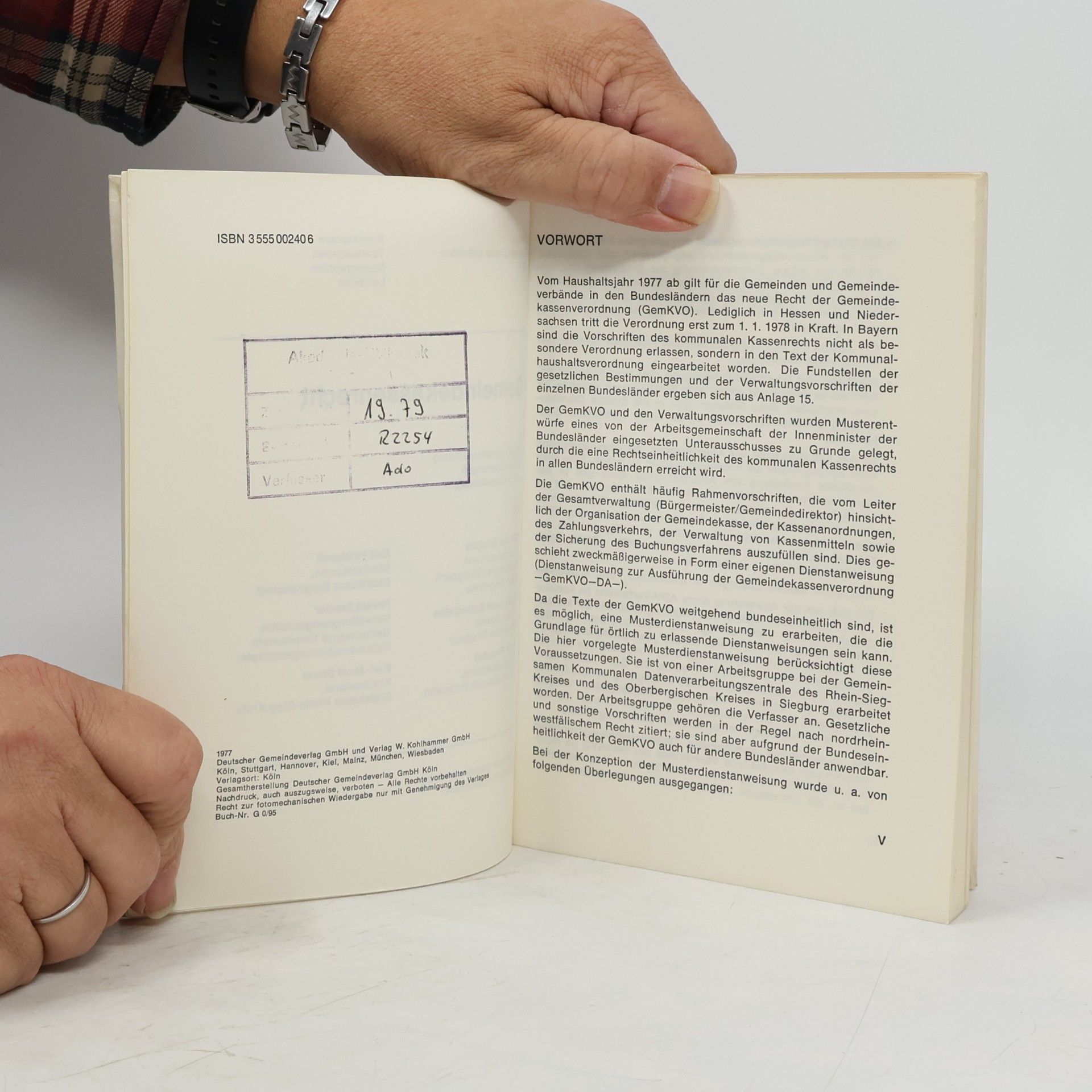 Various authors Gemeindekassenrecht