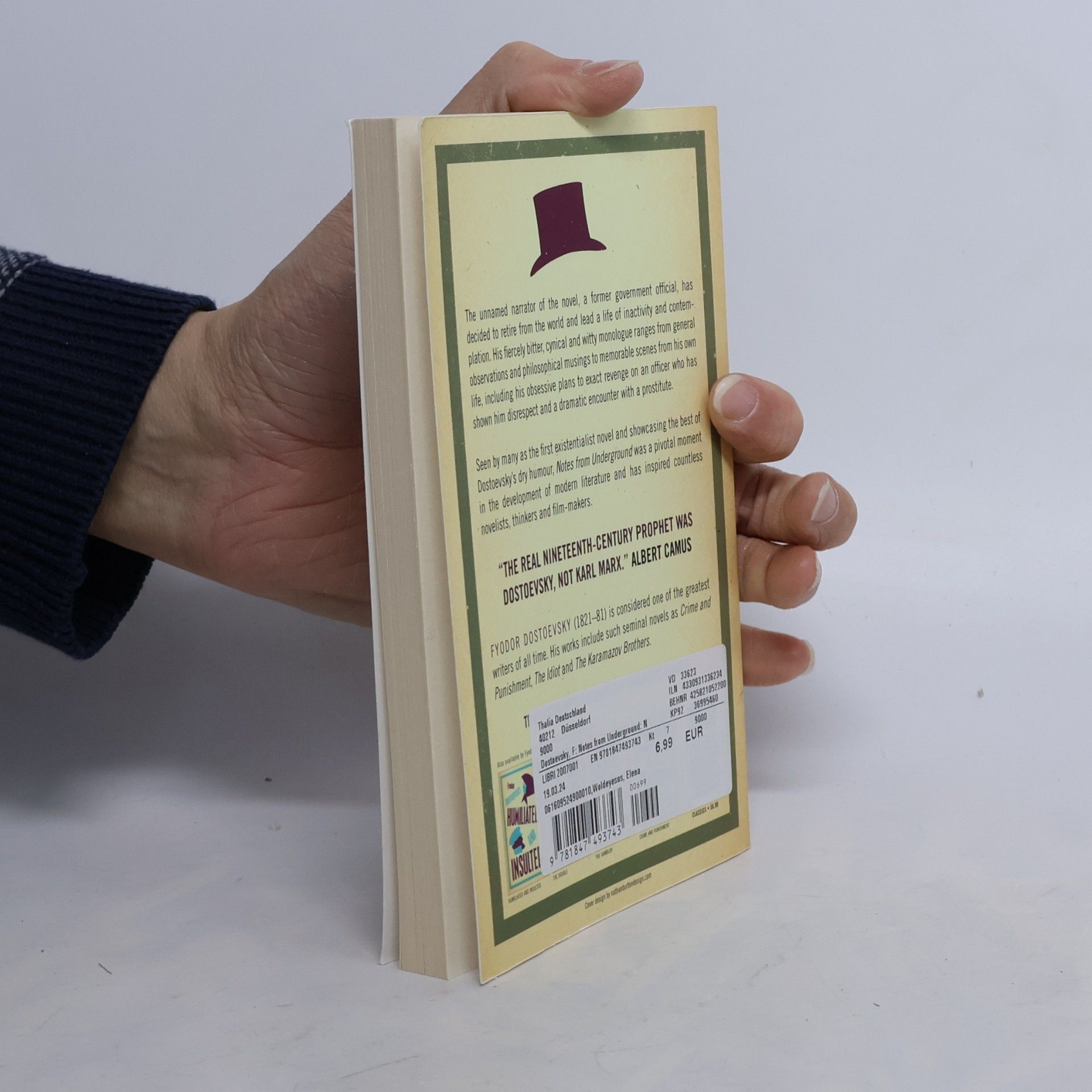 Fjodor Michajlovič Dostojevskij Notes from Underground: New Translation