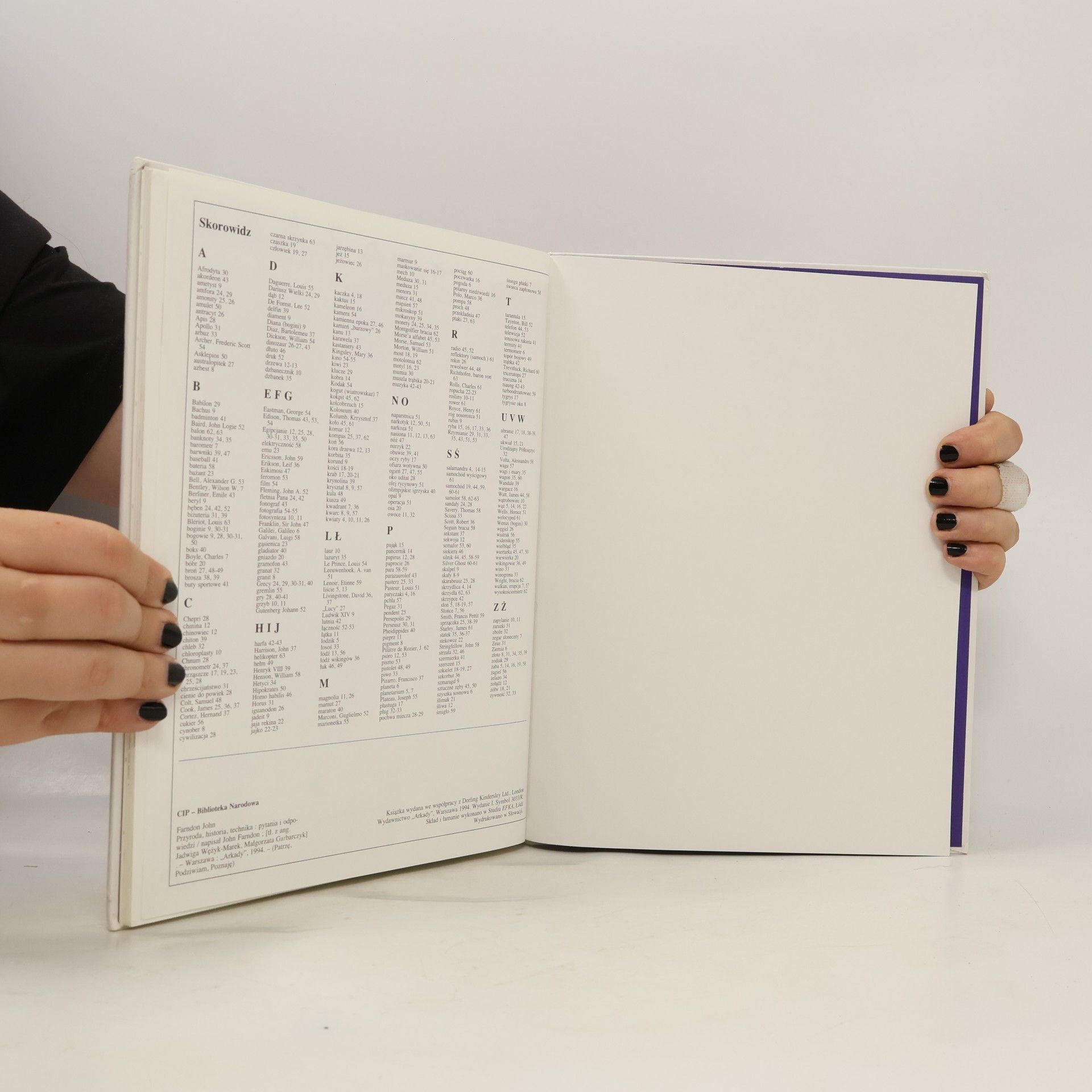 John Farndon Przyroda, historia, technika