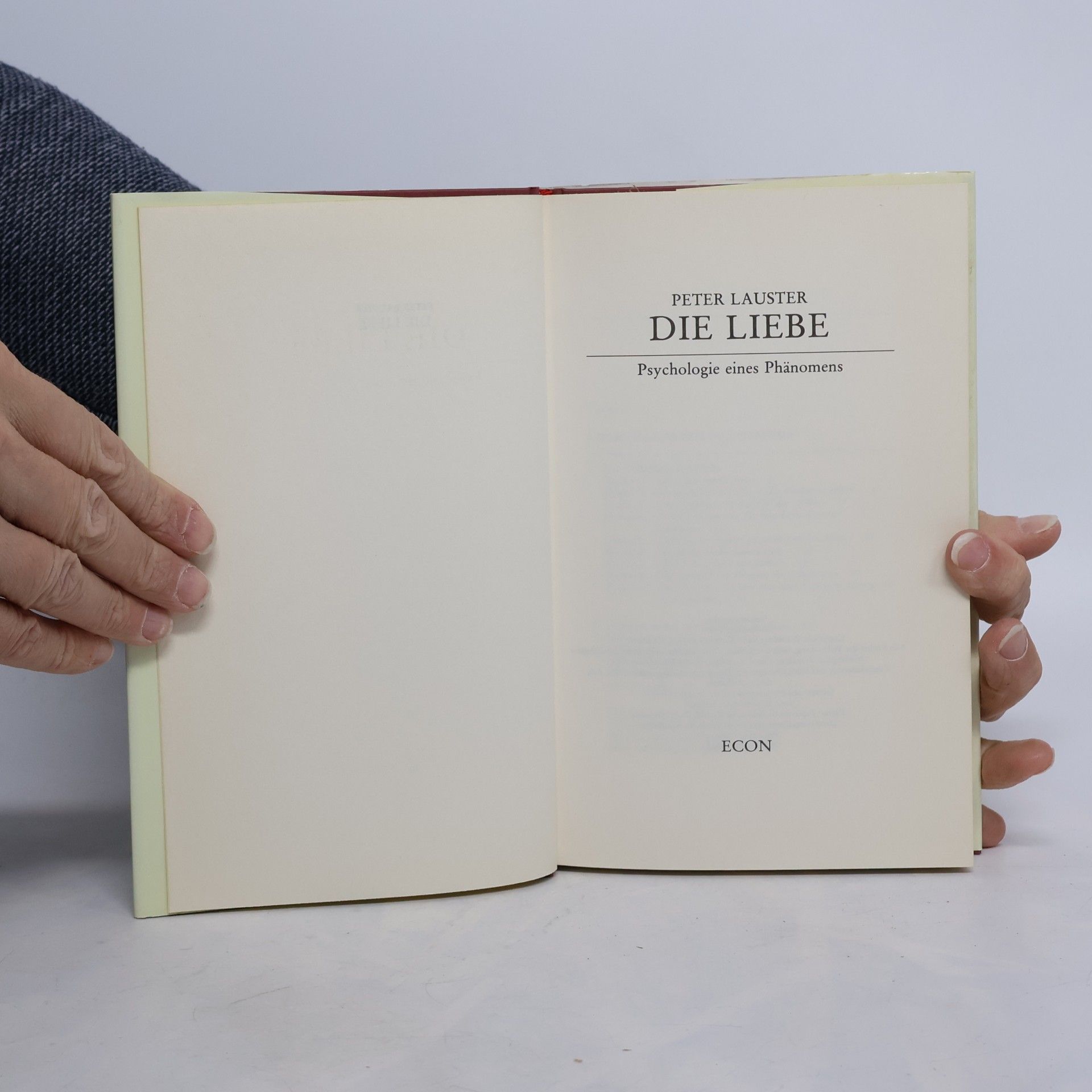 Peter Lauster Die Liebe