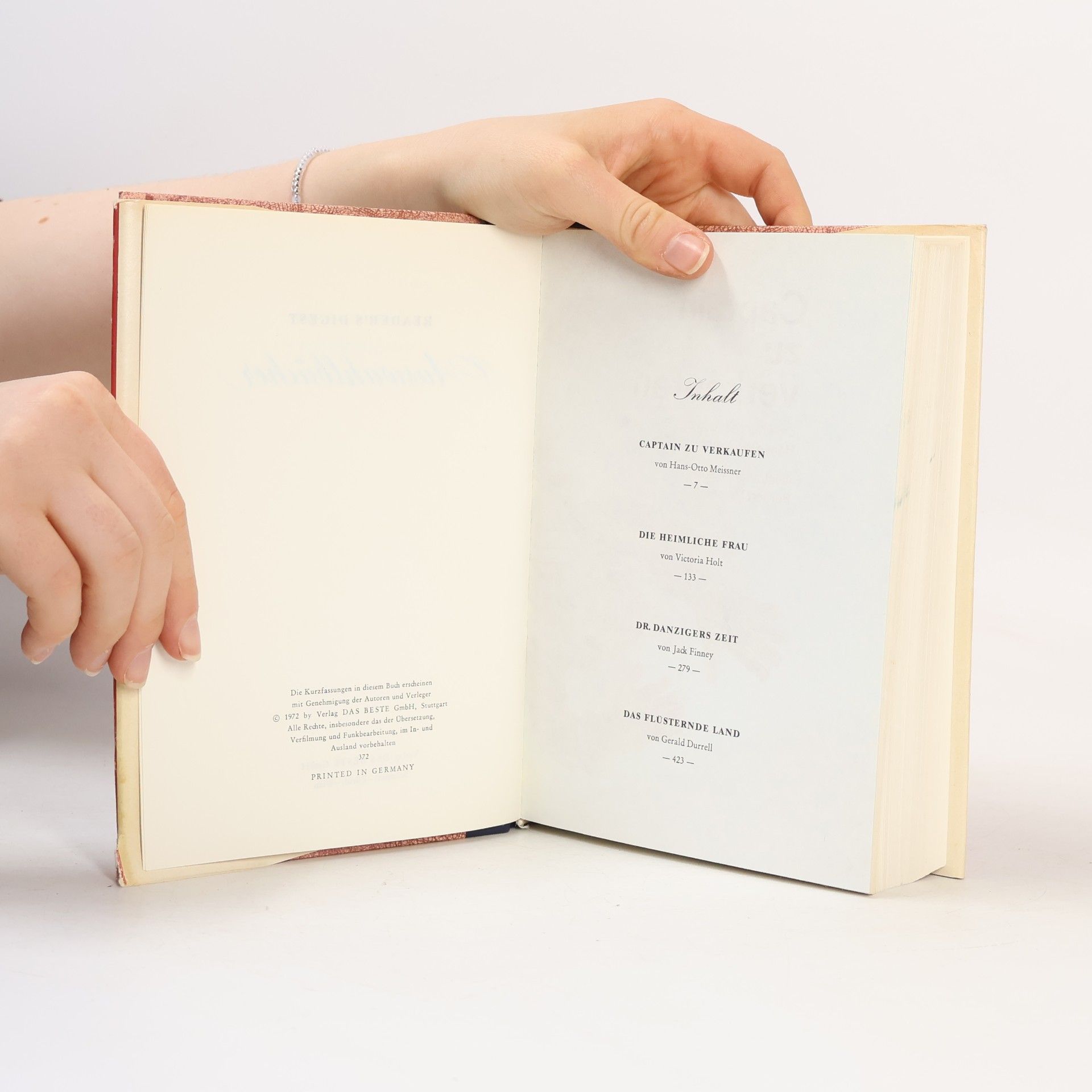 Hans-Otto Meissner Reader's Digest Auswahlbücher