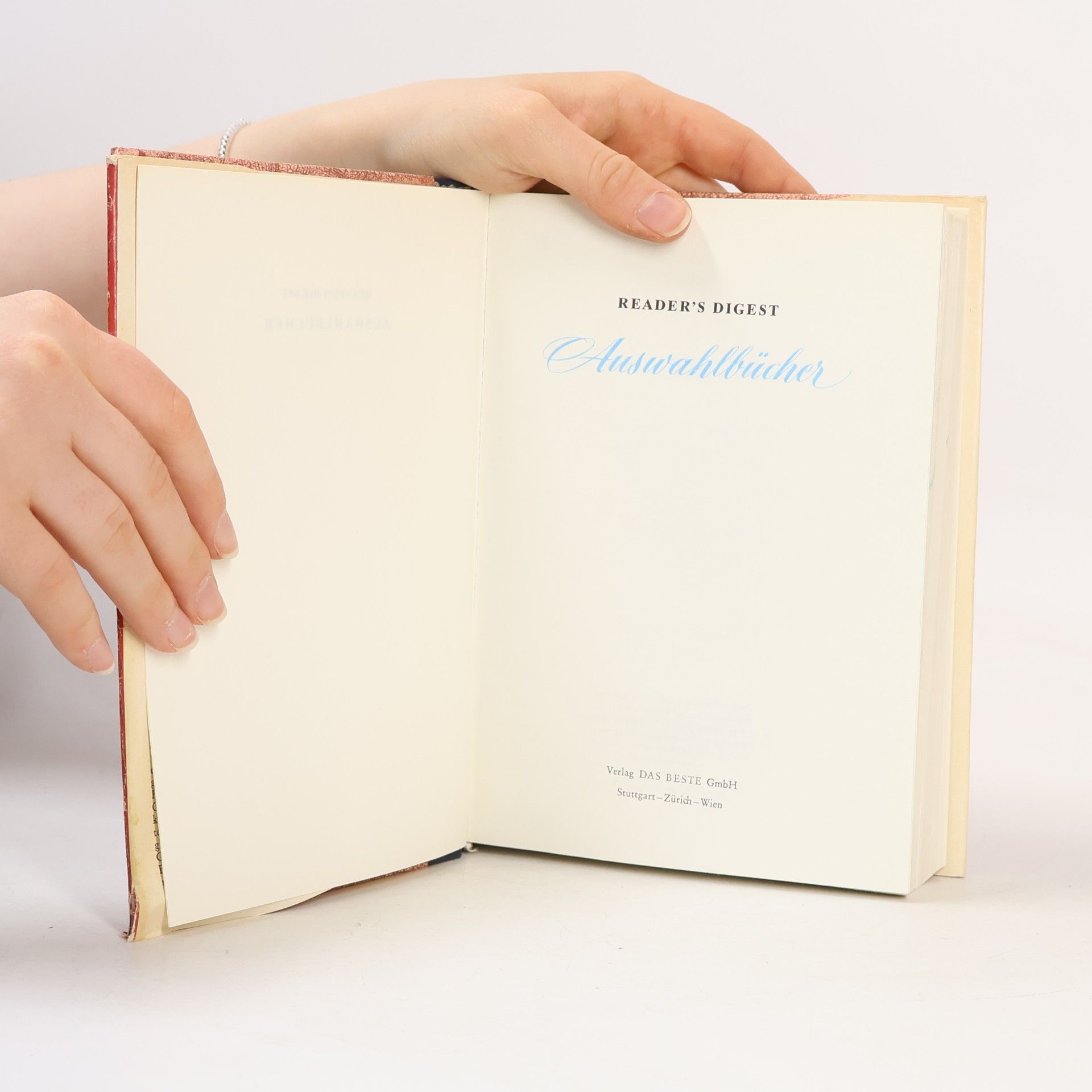 Hans-Otto Meissner Reader's Digest Auswahlbücher