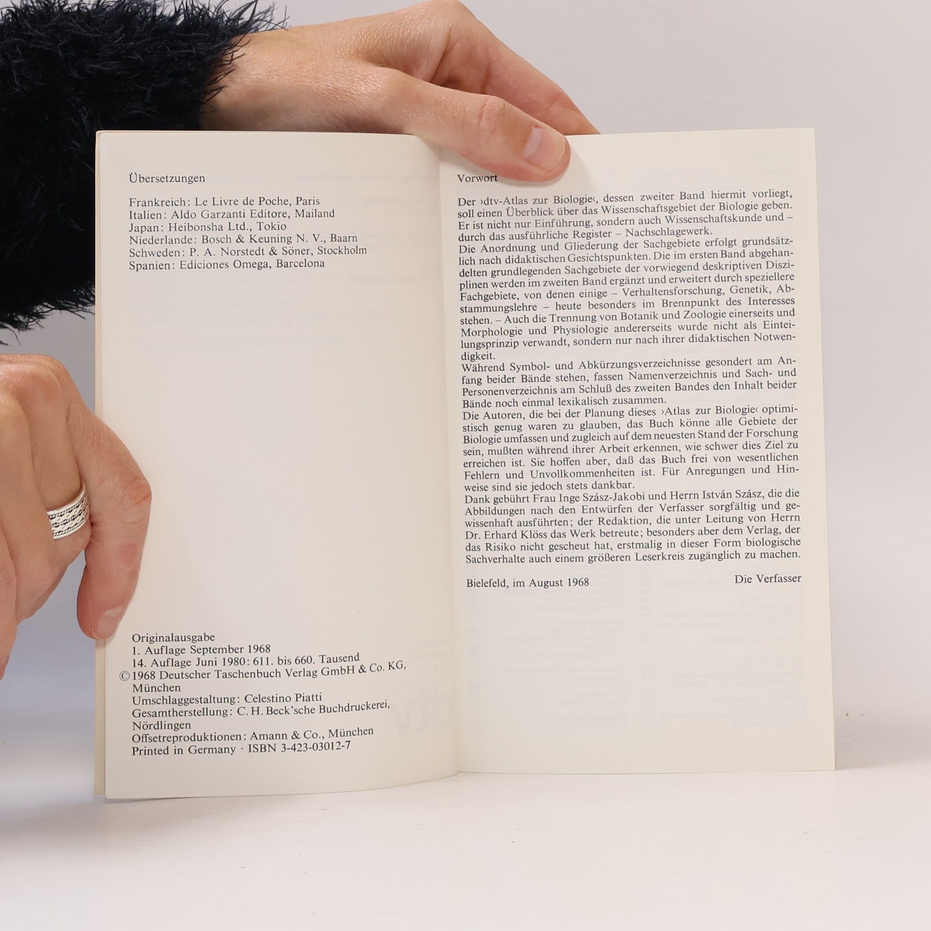 Autorenkollektiv Dtv-Atlas zur Biologie. Band 2