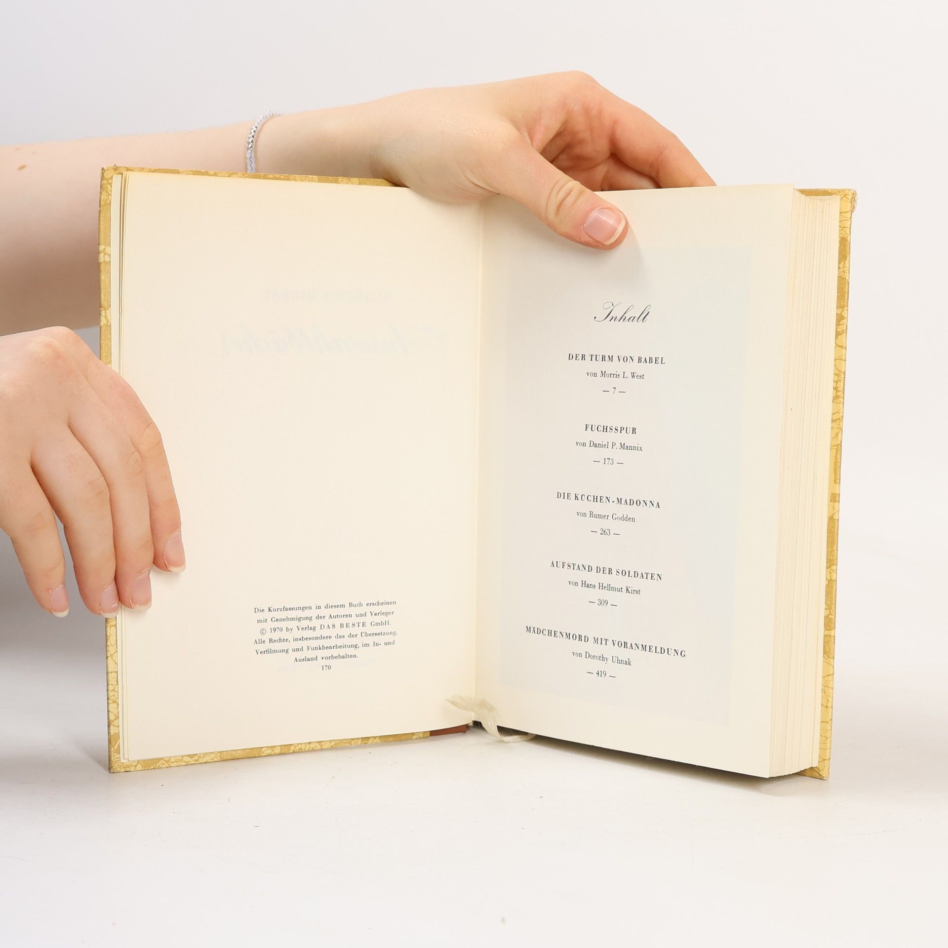 Morris West Reader's Digest Auswahlbücher