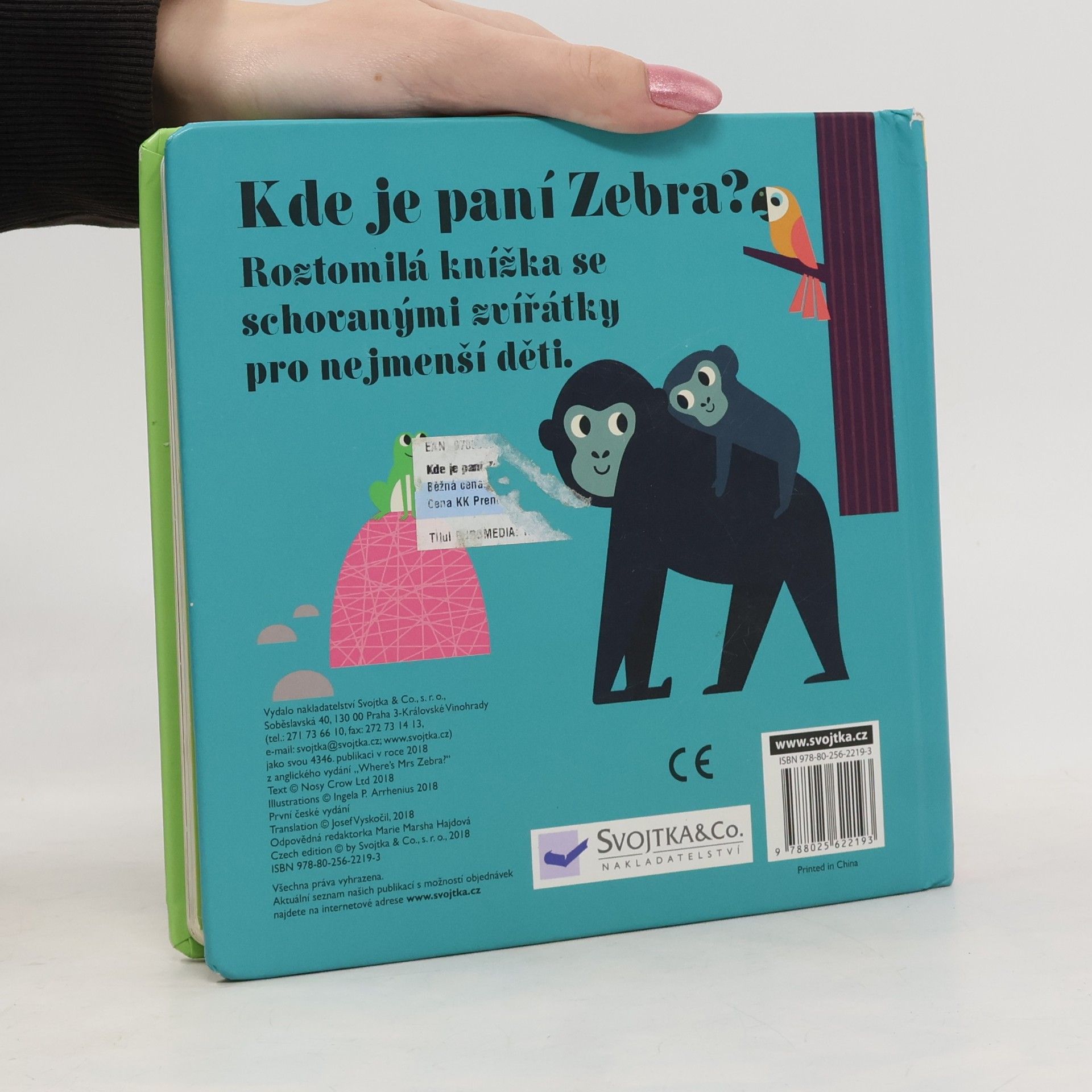 Ingela P. Arrhenius Kde je paní Zebra?