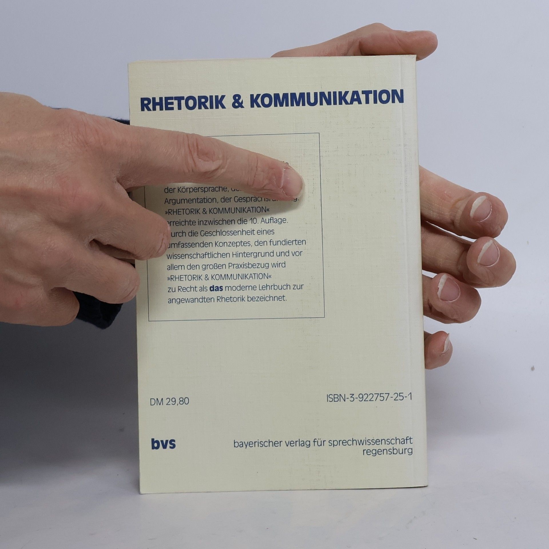 Dieter Allhoff Rhetorik und Kommunikation