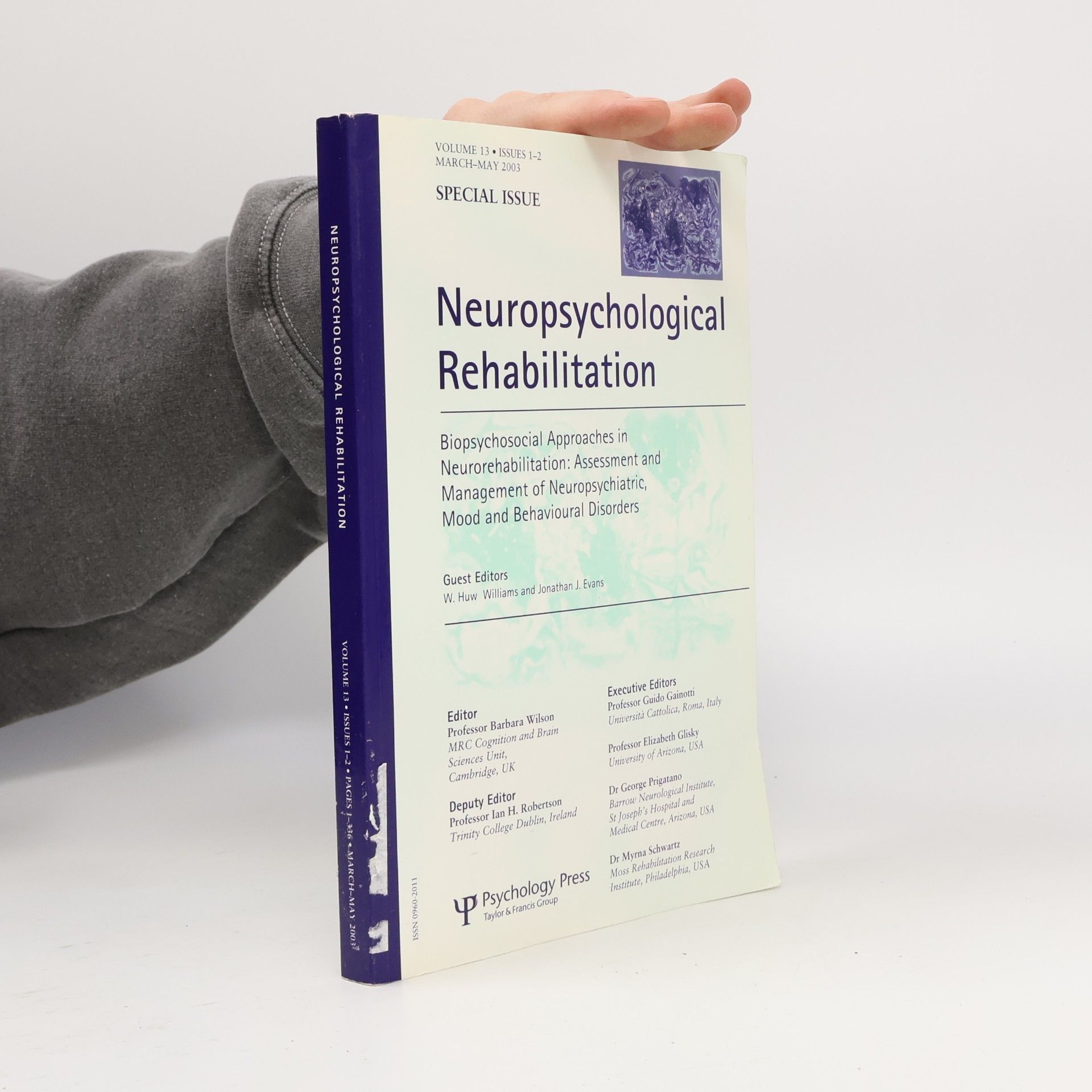 Various authors Neuropsychological Rehabilitation. Volume 13.
