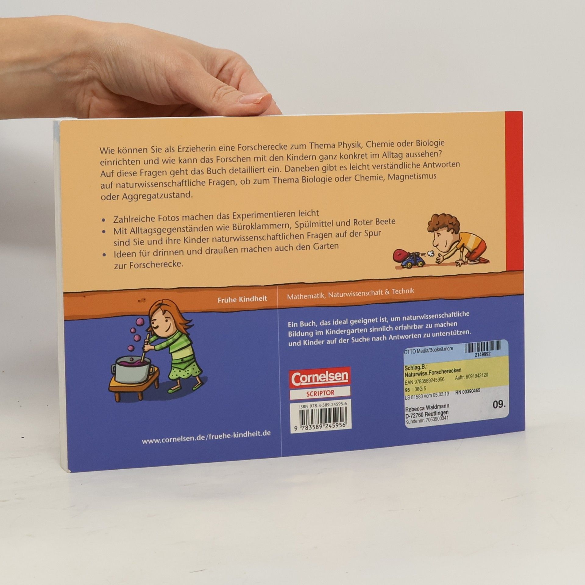 Bernd Schlag Naturwissenschaftliche Forscherecken im Kindergarten einrichten und nutzen