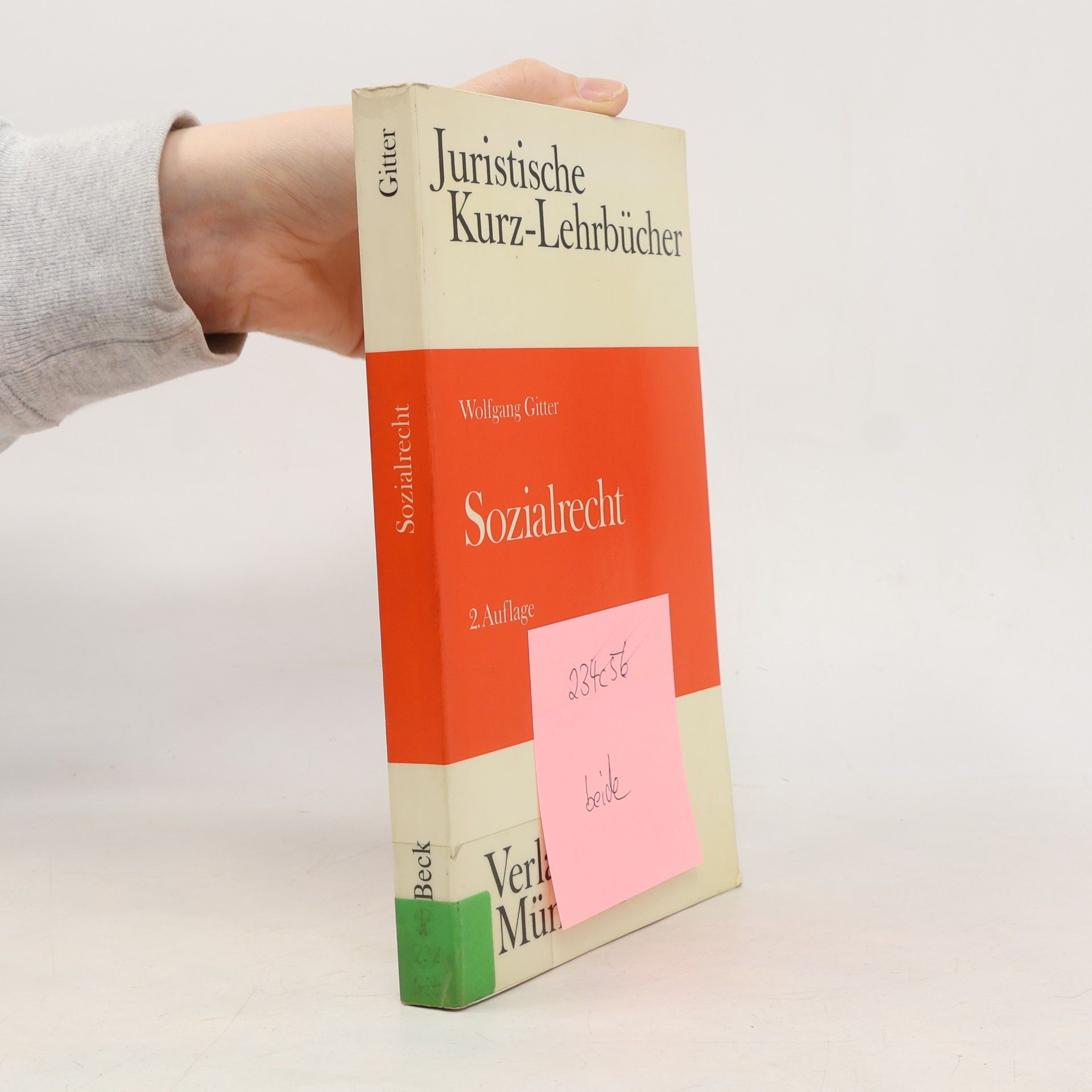 Wolfgang Gitter Sozialrecht - 2. Auflage