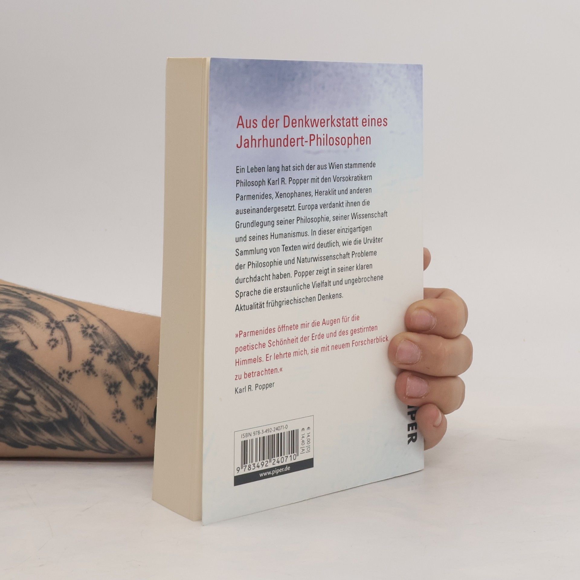 Karl Popper Die Welt des Parmenides