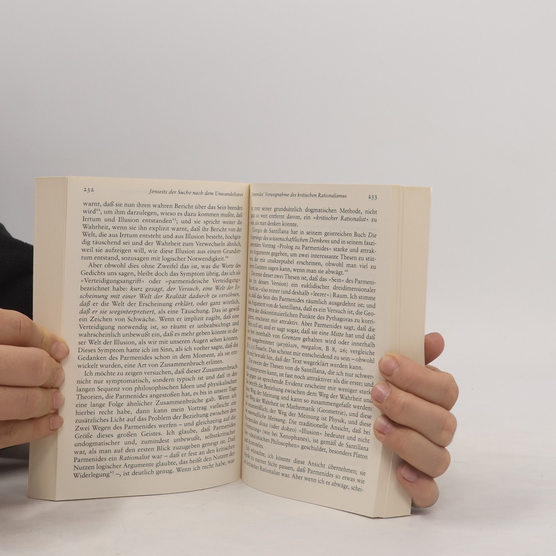 Karl Popper Die Welt des Parmenides