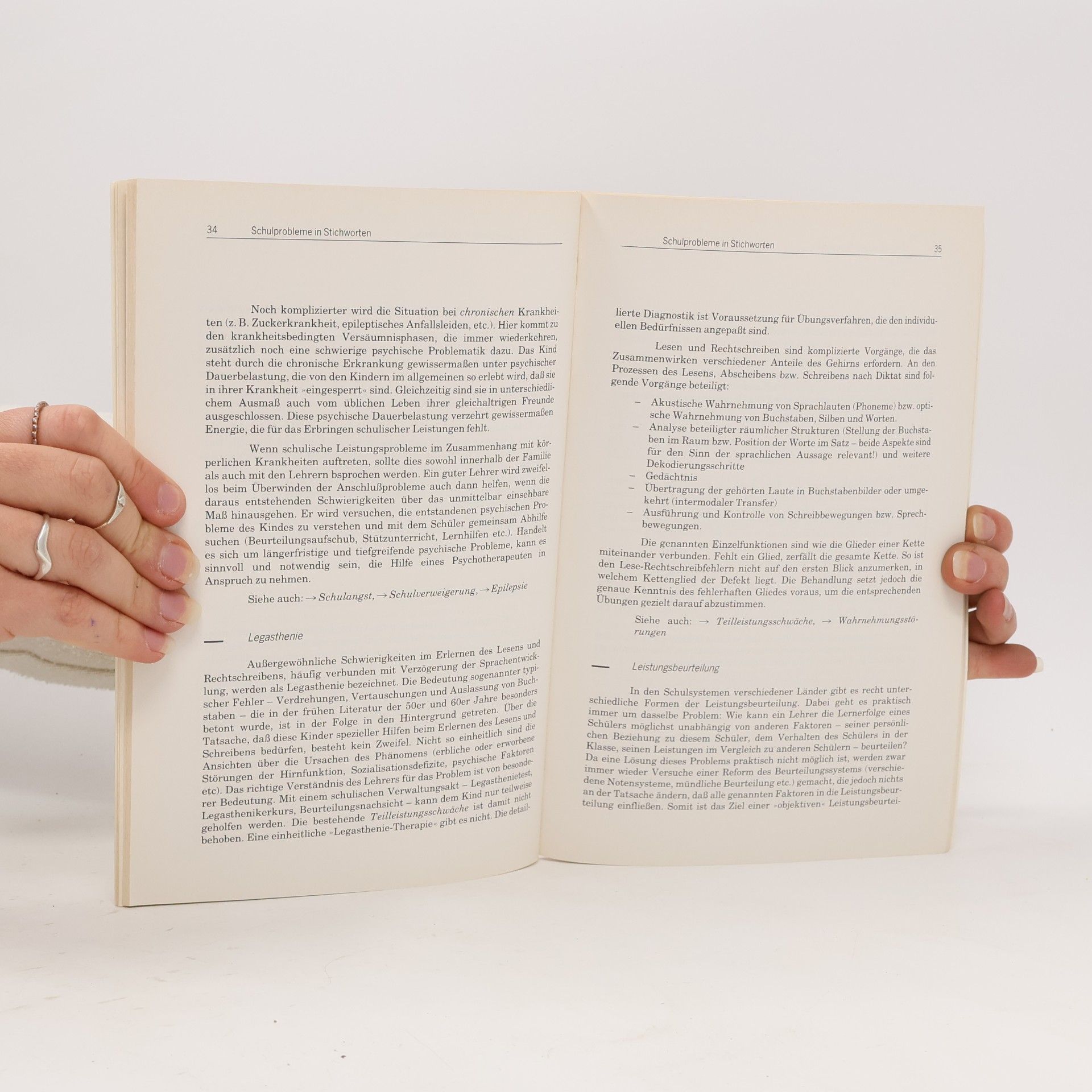 Ernst Berger Schulprobleme