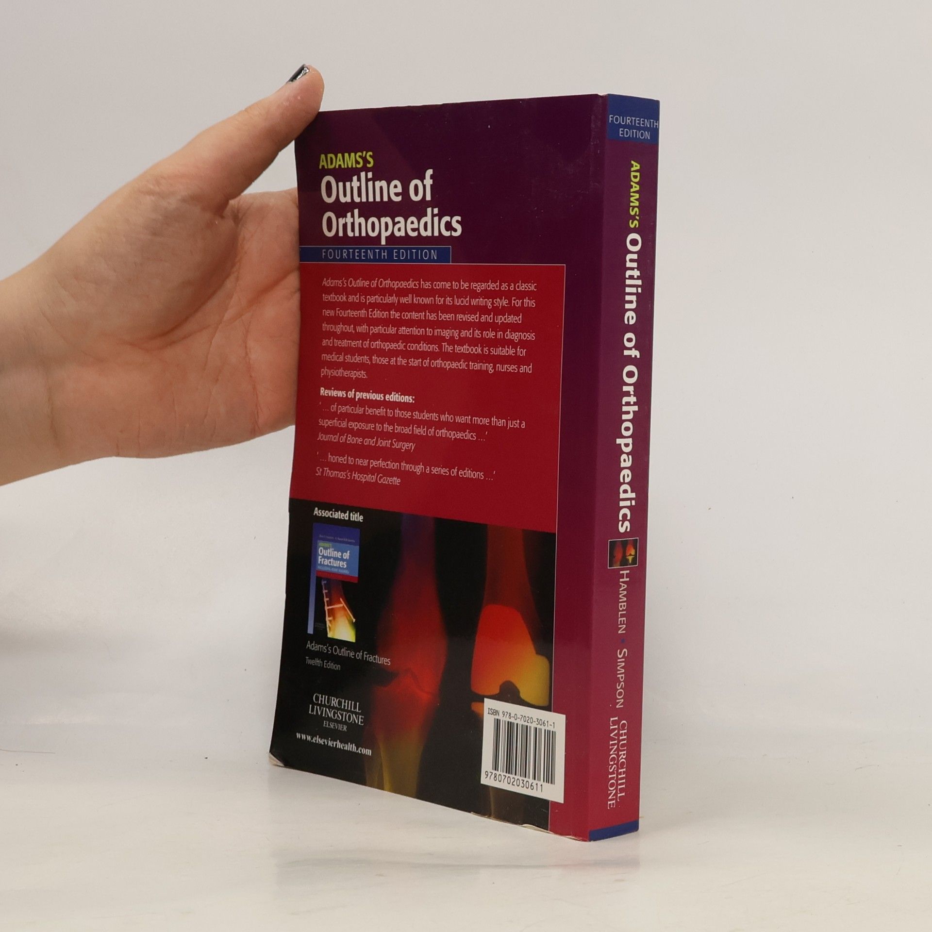 E. C. Tubb Adams's Outline of Orthopaedics Fourteenth Edition