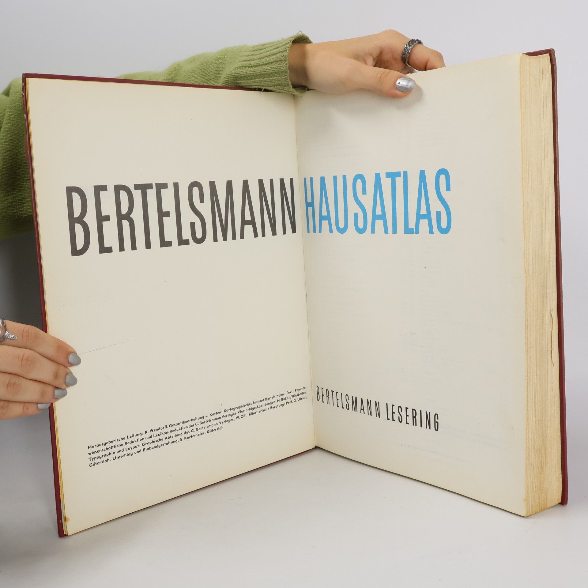 Rudolf Wendorff Bertelsmann Hausatlas