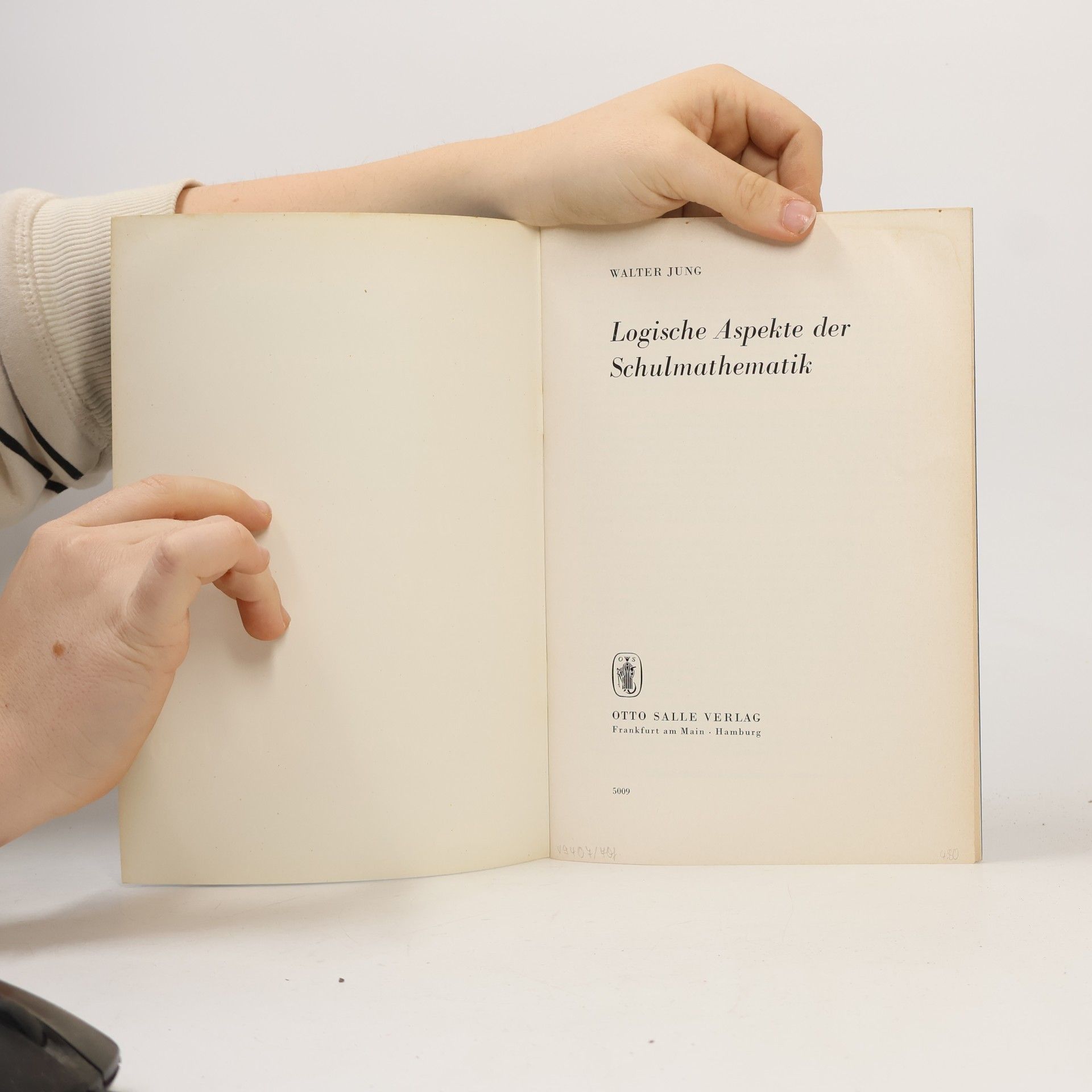 Walter Jung Logische Aspekte der Schulmathematik