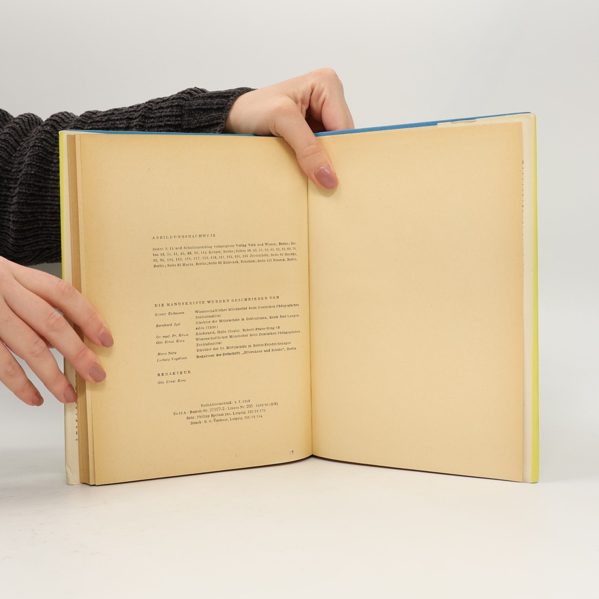 Günter Erdmann Kleines Elternbuch