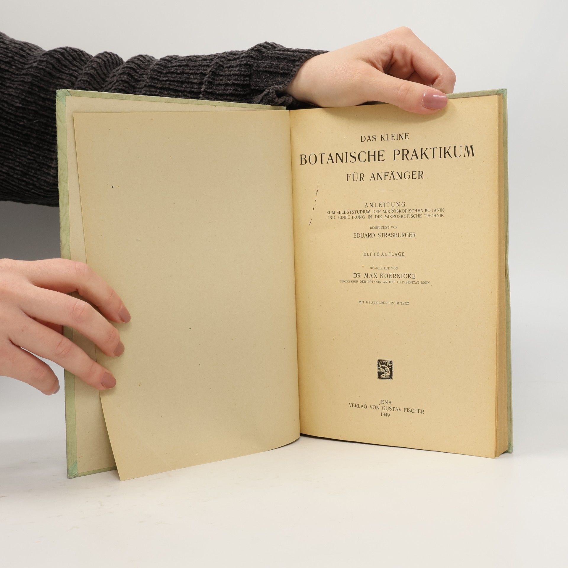Eduard Strasburger Das kleine botanische Praktikum