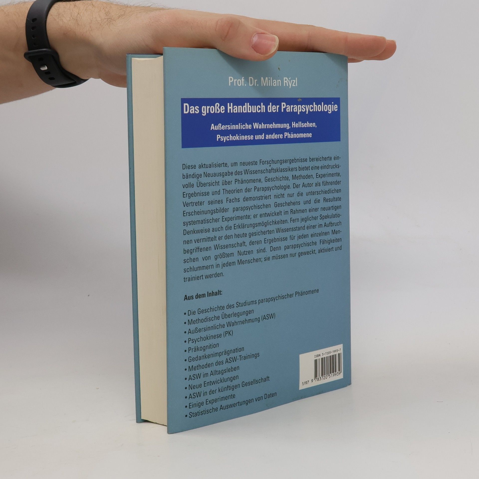 Milan Rýzl Das große Handbuch der Parapsychologie