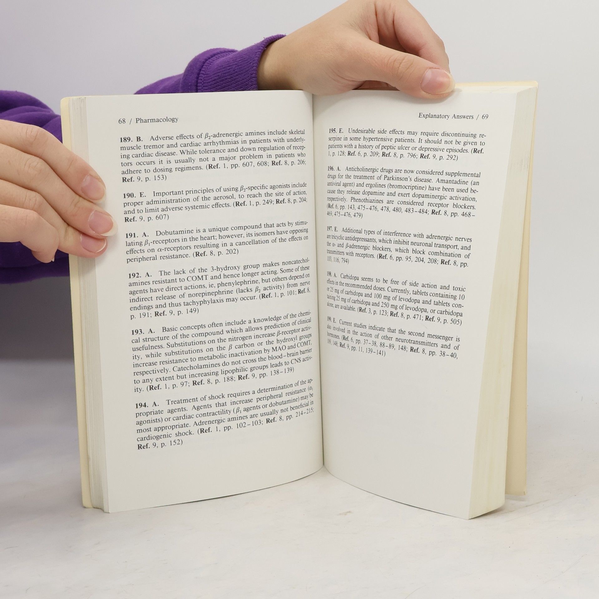 Robert A. Woodbury Medical Examination Review, Pharmacology