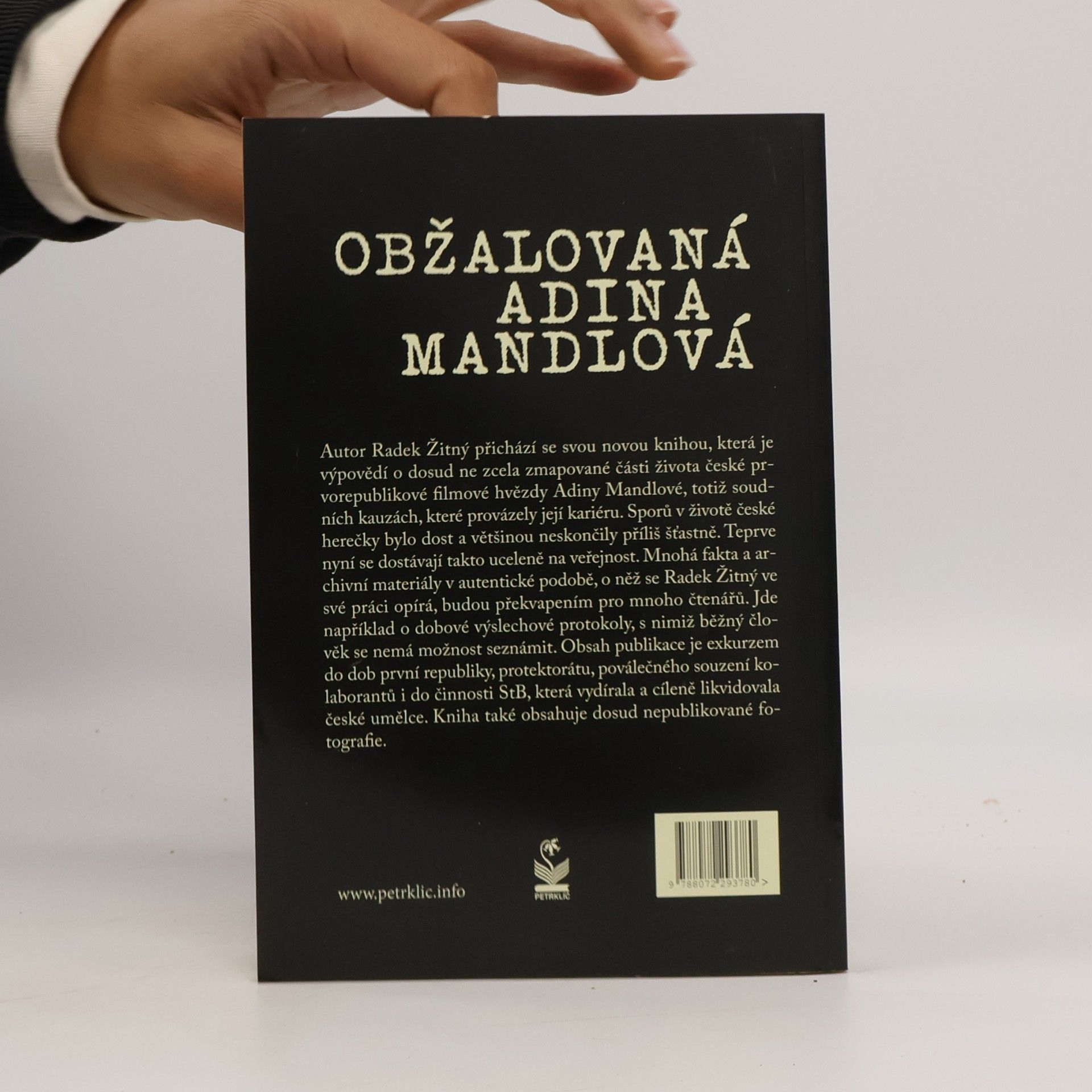Radek Žitný Obžalovaná Adina Mandlová