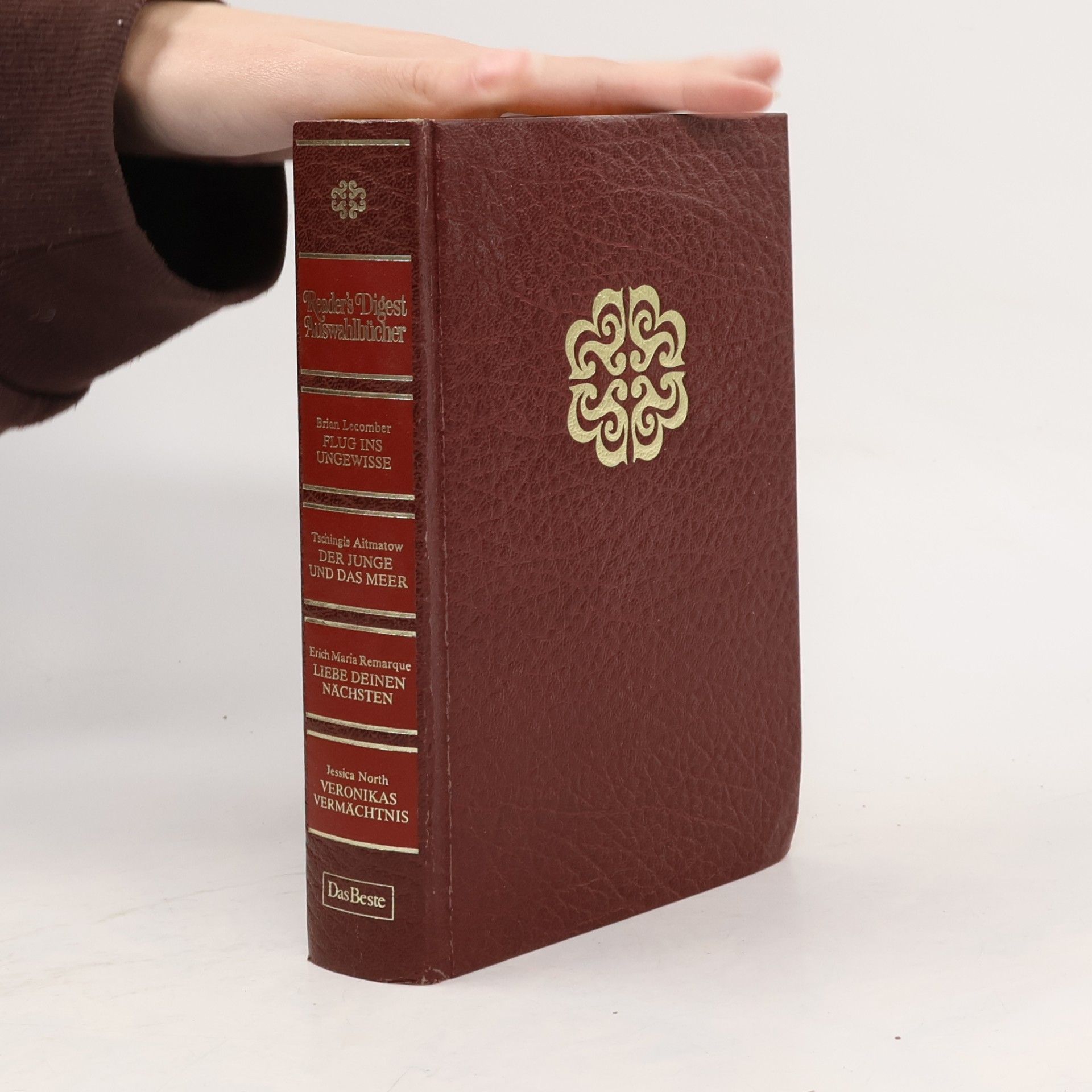 Reader's Digest Auswahlbücher. Flug ins Ungewisse. Der Junge und das Meer. Liebe Deinen Nächsten. Veronikas Vermächtnis.
