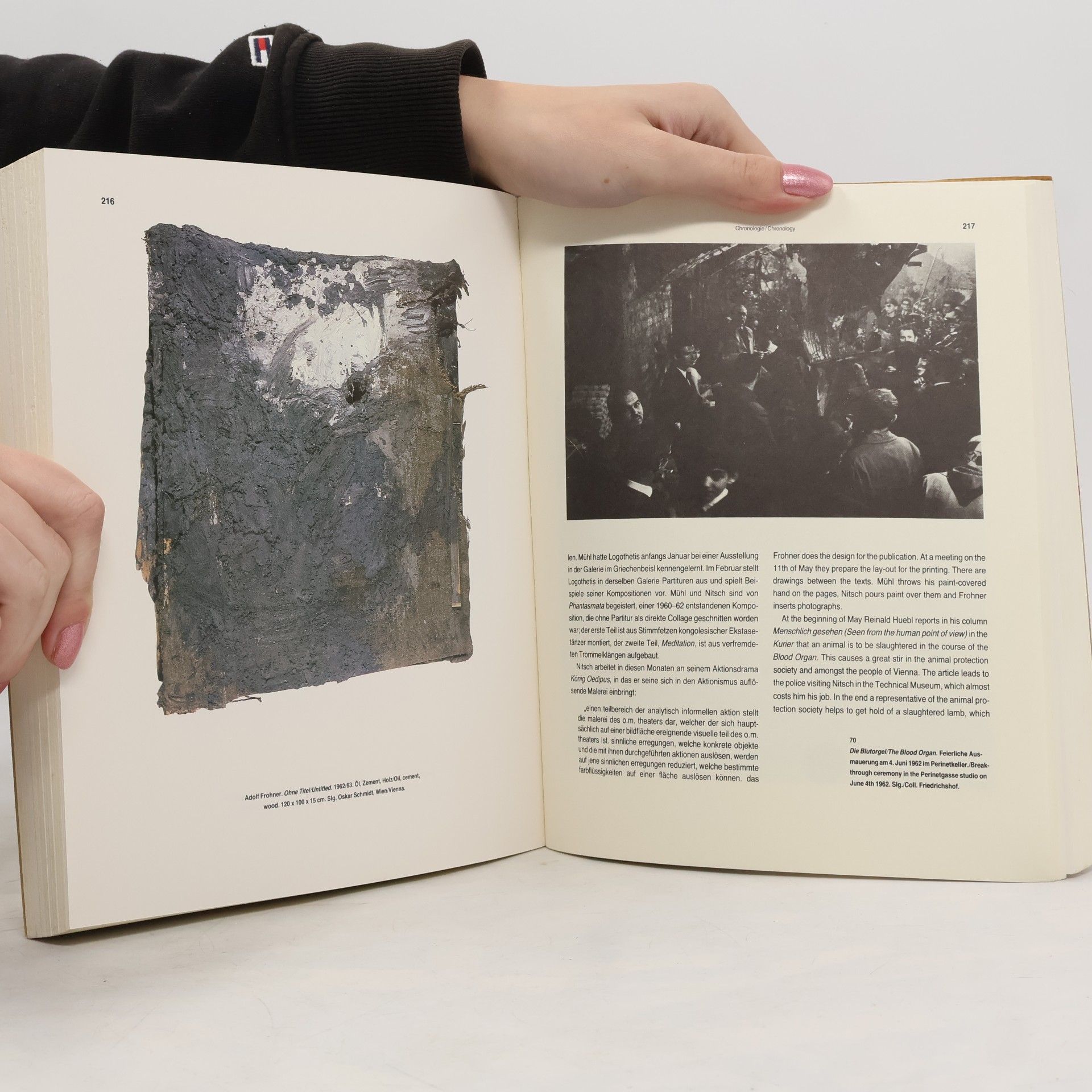 Günter Brus Wiener Aktionismus. Viennese actionism. Band Volume 1.