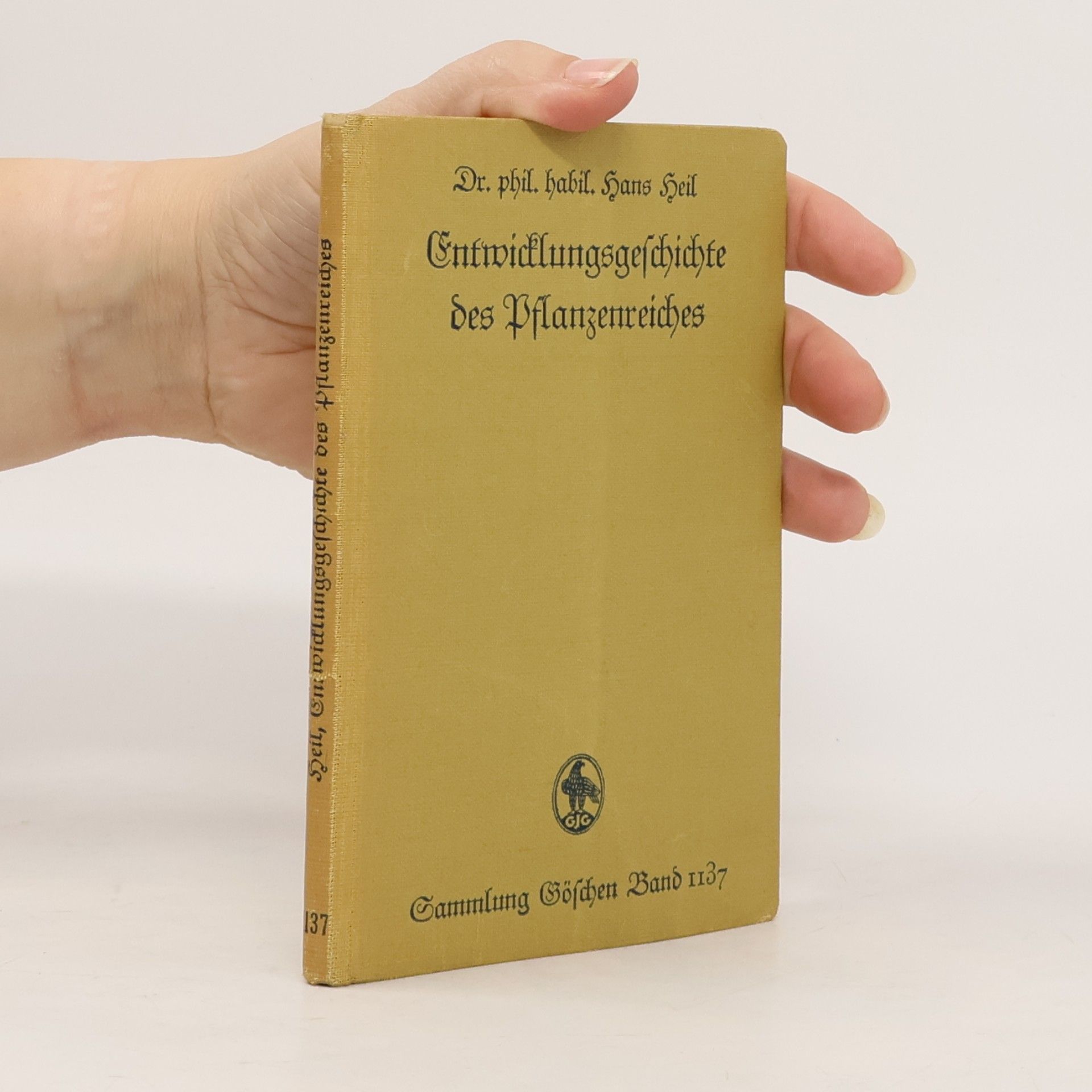 Entwicklungsgeschichte des Pflanzenreiches