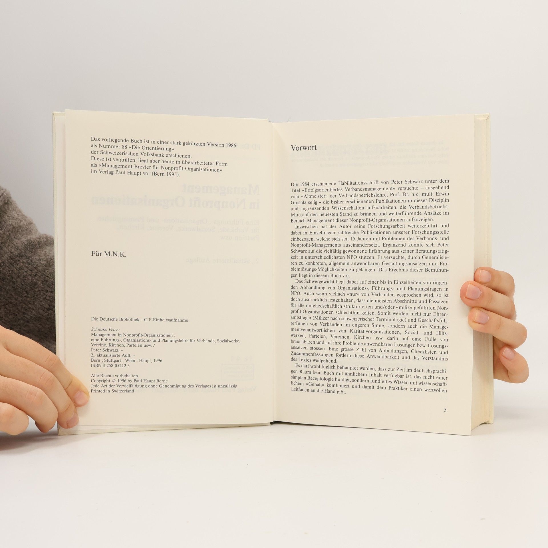 Peter Schwarz Management in Nonprofit-Organisationen