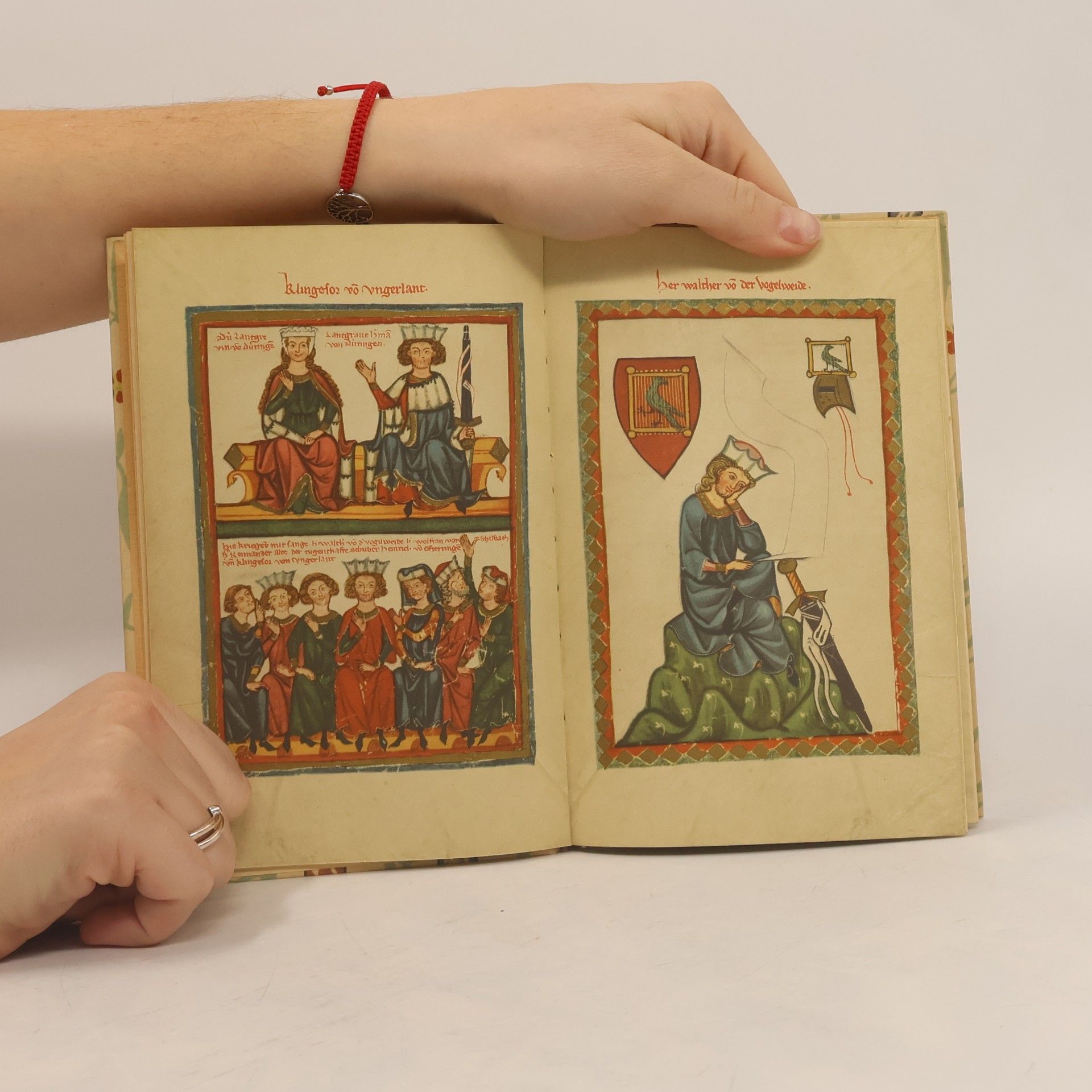 Naumann Hans Die Minnesinger in Bildern der Manessischen Handschrift