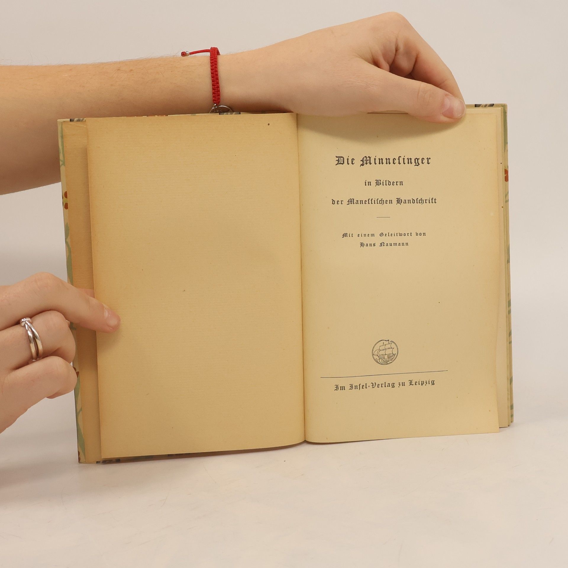 Naumann Hans Die Minnesinger in Bildern der Manessischen Handschrift