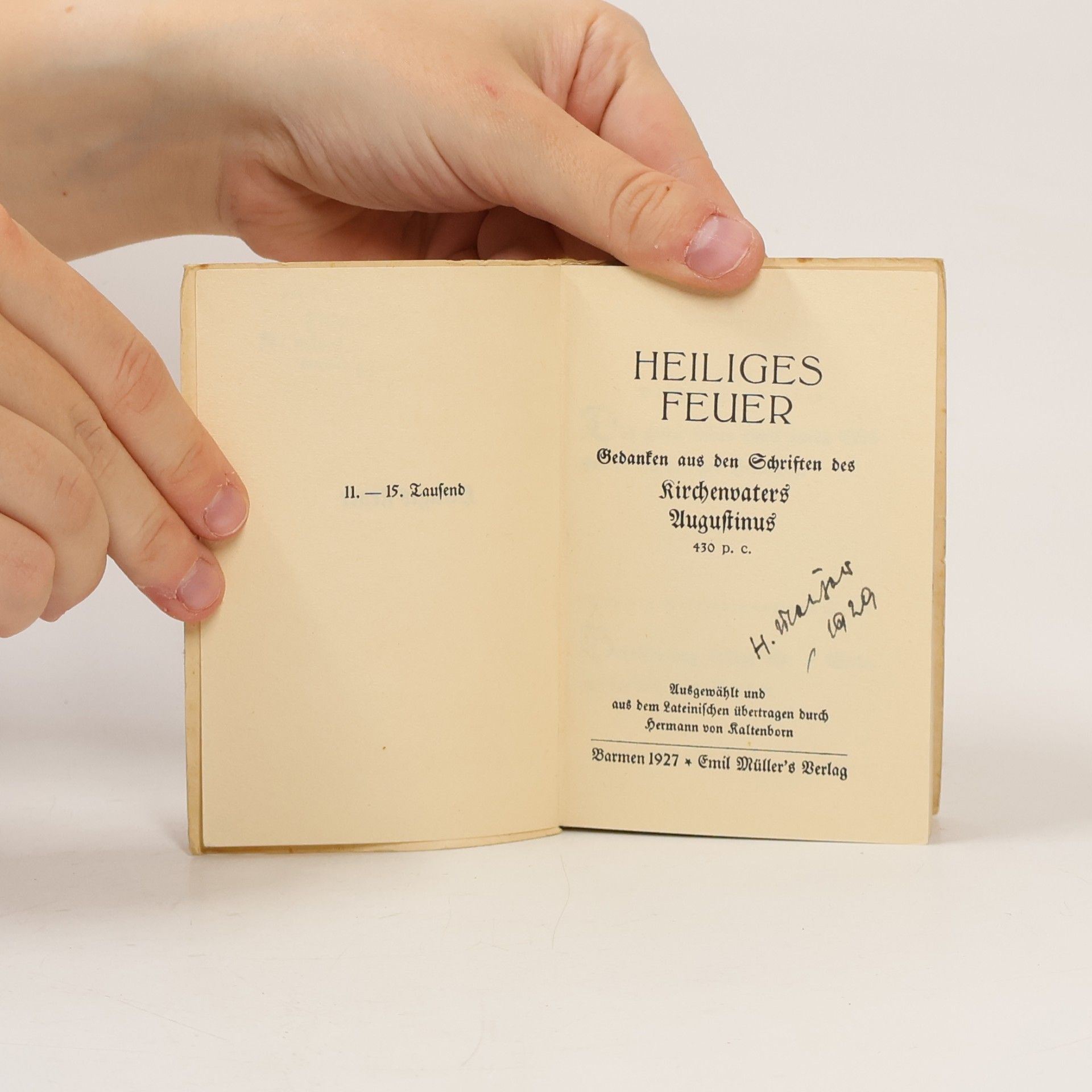 Augustinus Heiliges Feuer