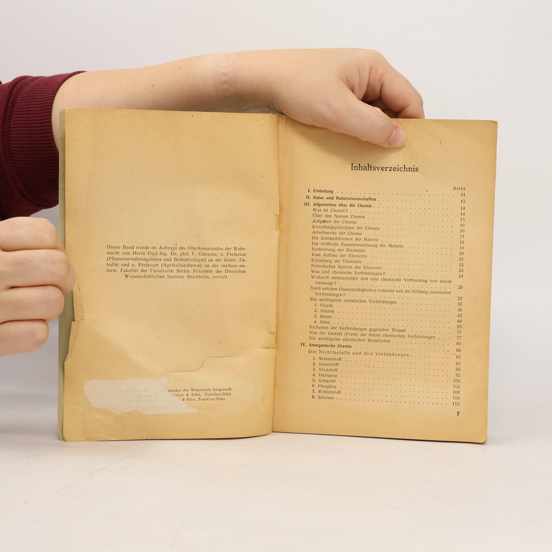 F. Giesecke Grundlagen der Chemie