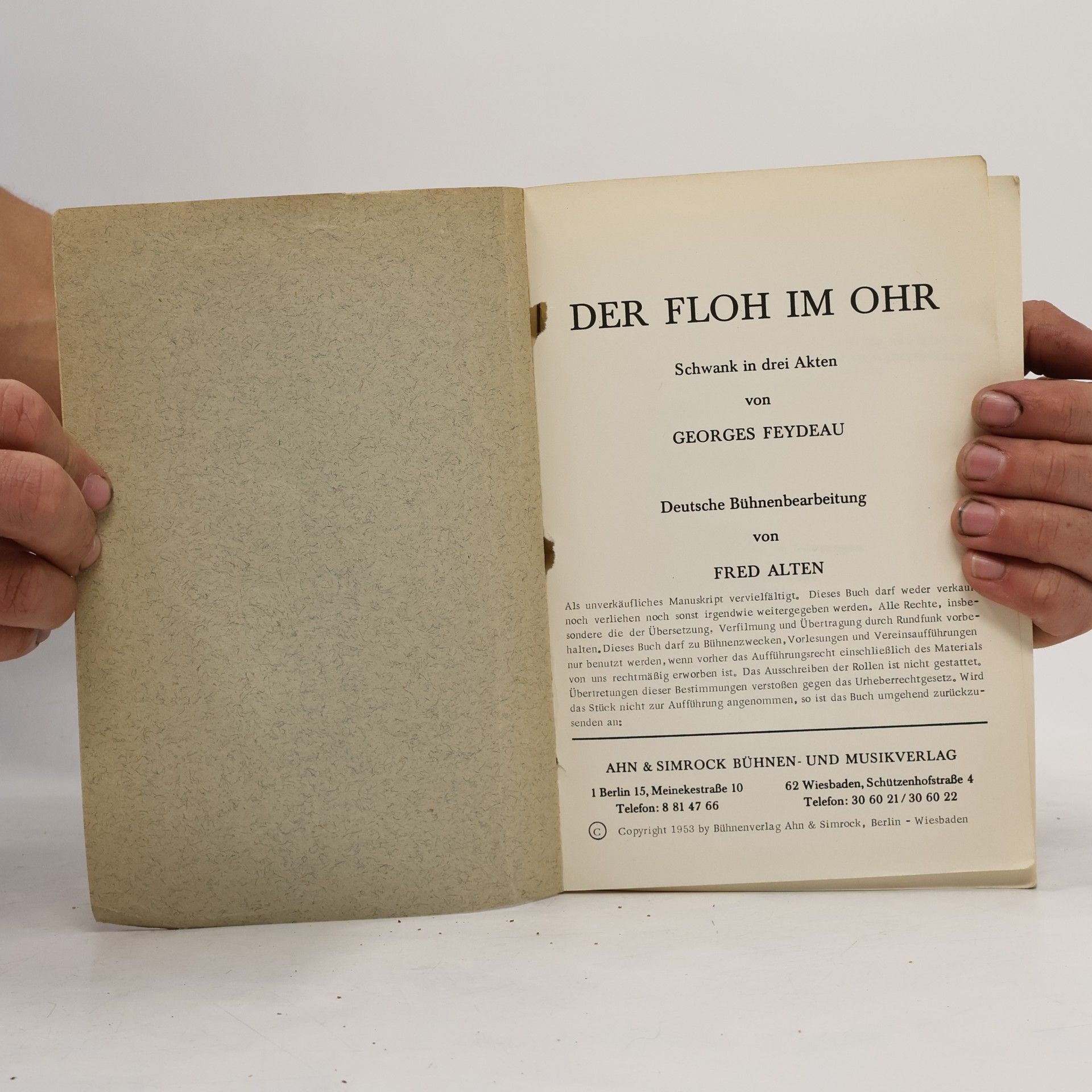 Georges Feydeau DER FLOH IM OHR