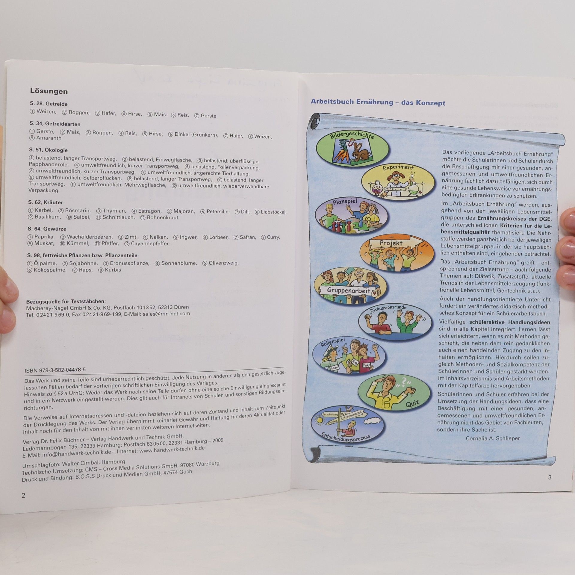 Cornelia A. Schlieper Arbeitsbuch Ernährung für den handlungsorientierten Unterricht