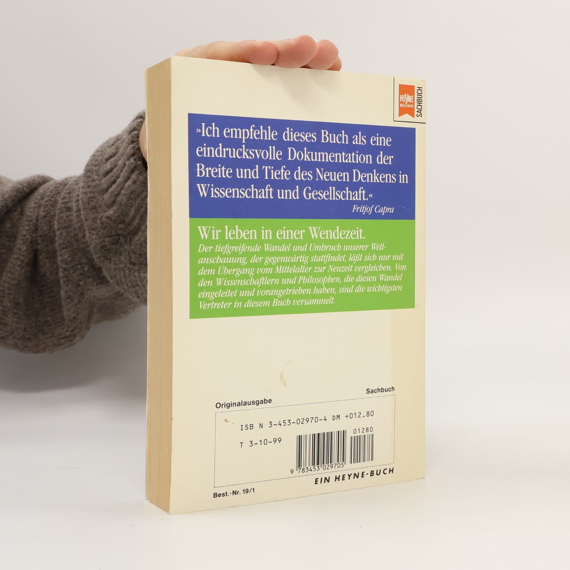Fritjof Capra Neues Bewusstsein - neues Leben
